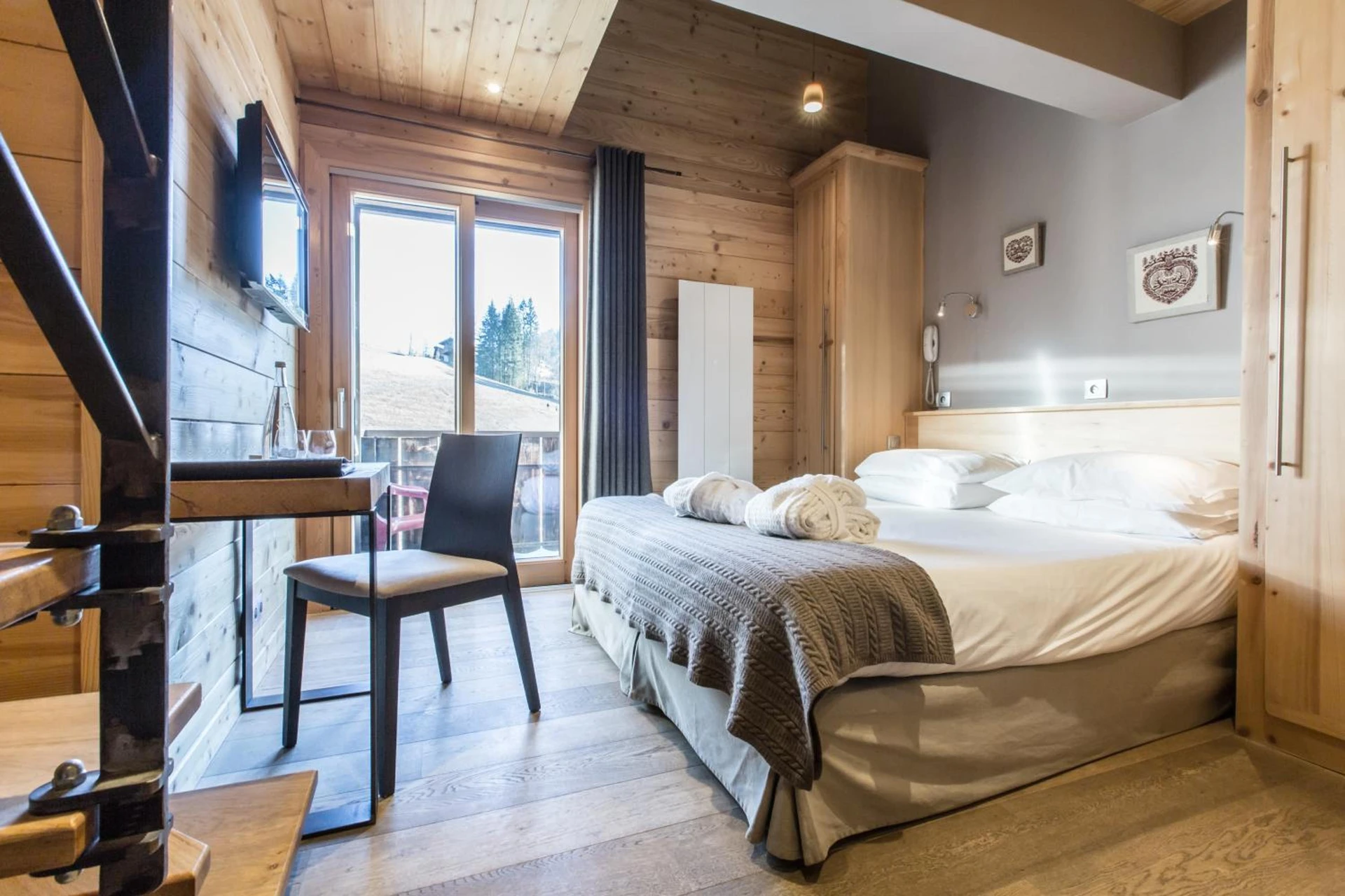 Magnifique chambre pour un séminaire d'entreprise à Hôtel Spa Crychar - Les Gets