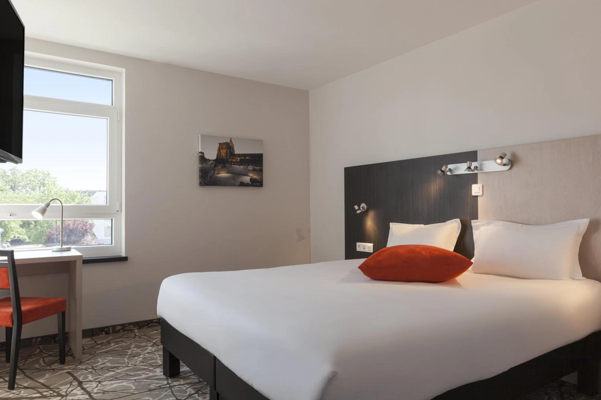 Chambre disponible pour un séminaire d'entreprise à The Originals Boutique, Hôtel d'Alsace, Strasbourg Sud - Illkirch-Graffenstaden