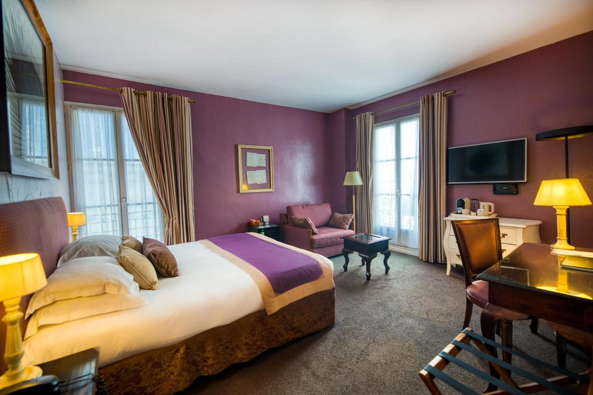 Chambre à Hotel d'Aragon - Place de la Comédie - Organiser un séminaire d'entreprise à Montpellier