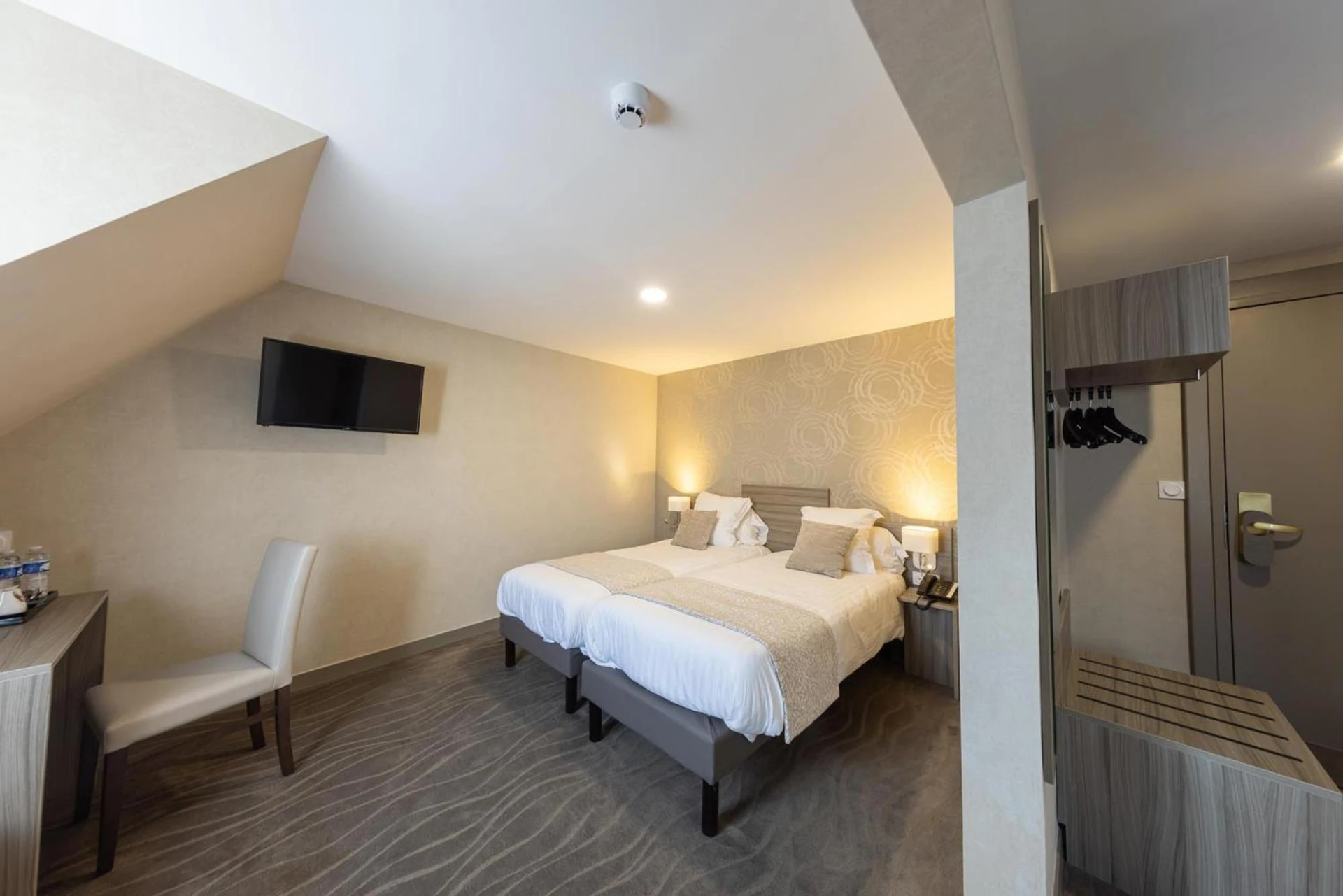 Chambre disponible pour un séminaire d'entreprise à Hôtel De Brunville & Spa - Bayeux
