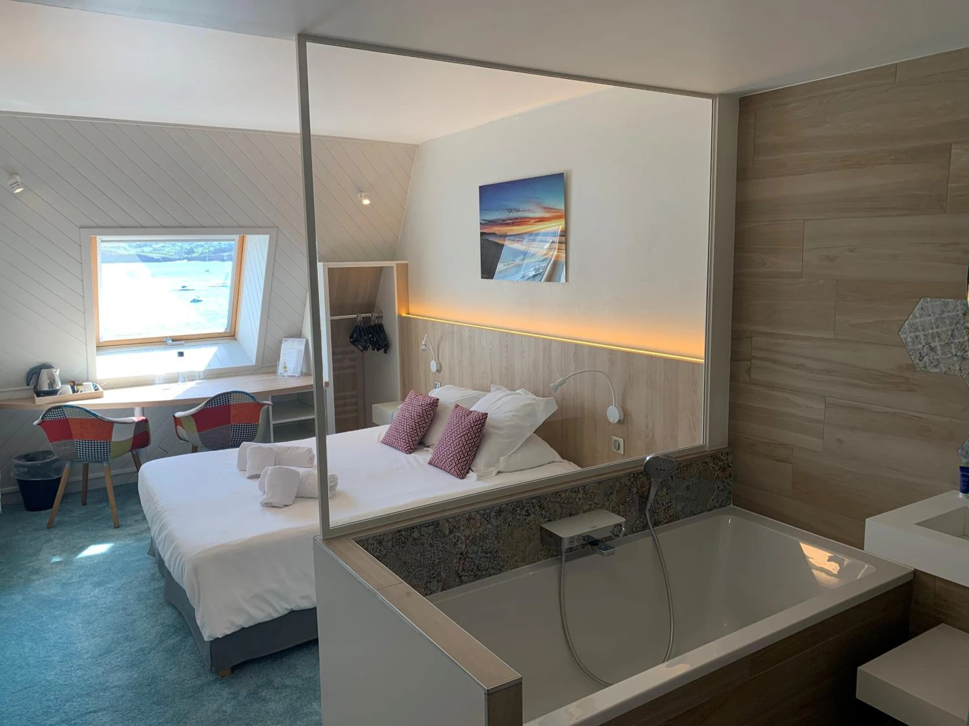 Chambre disponible pour un séminaire d'entreprise à Hôtel de France - Camaret-sur-Mer