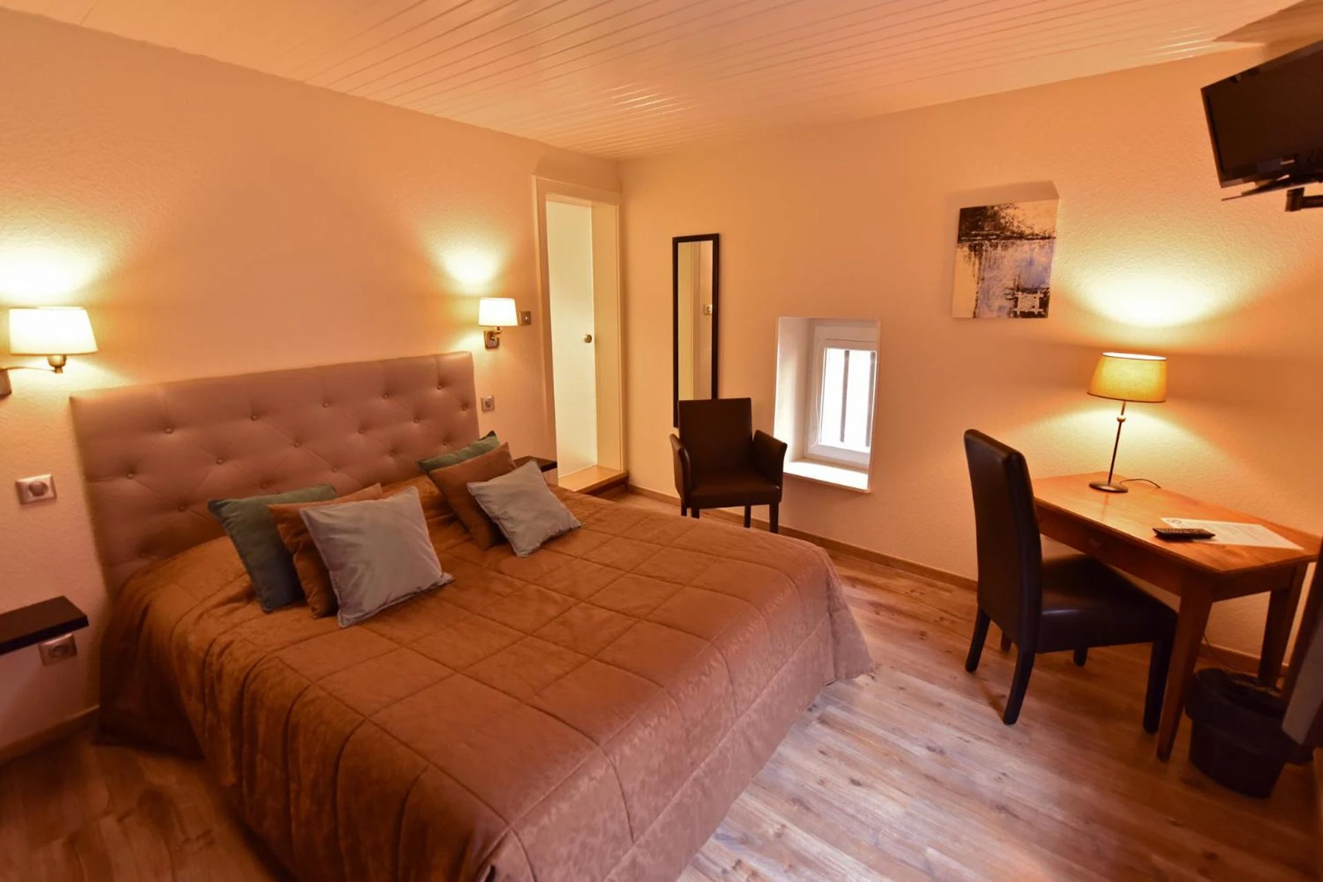 Chambre disponible pour un séminaire d'entreprise à Hôtel de l'Ange - Niedermorschwihr