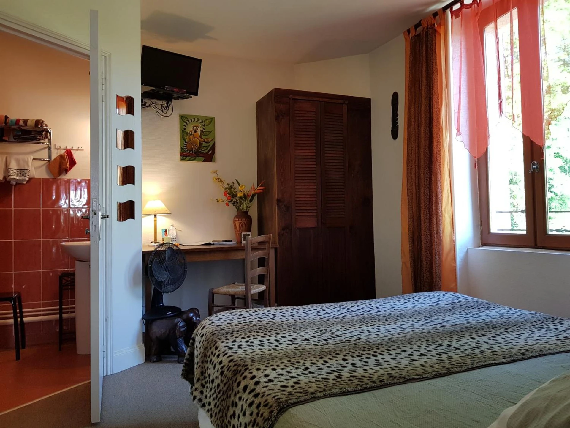 Chambre disponible pour un séminaire d'entreprise à Hôtel restaurant de l'Île - Jumeaux