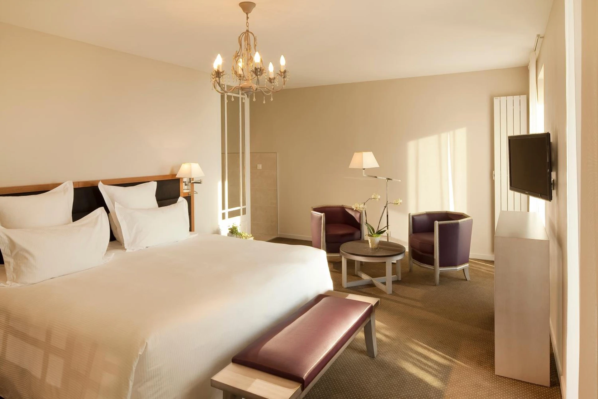 Chambre disponible pour un séminaire d'entreprise à Grand Hotel de L'Océan - Le Croisic