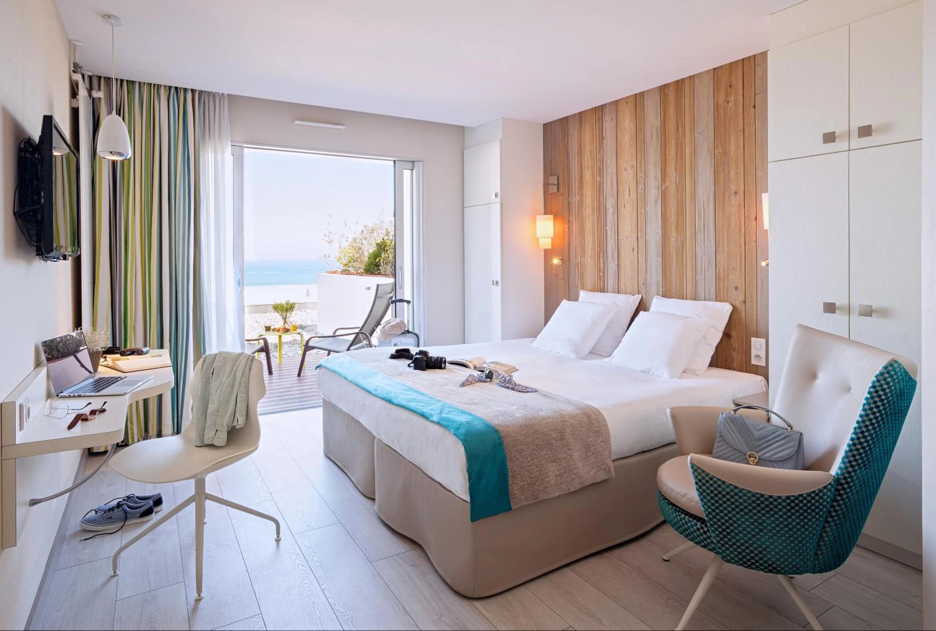 Chambre disponible pour un séminaire d'entreprise à Hôtel de la Baie - Thalassothérapie PREVITHAL - Donville-les-Bains