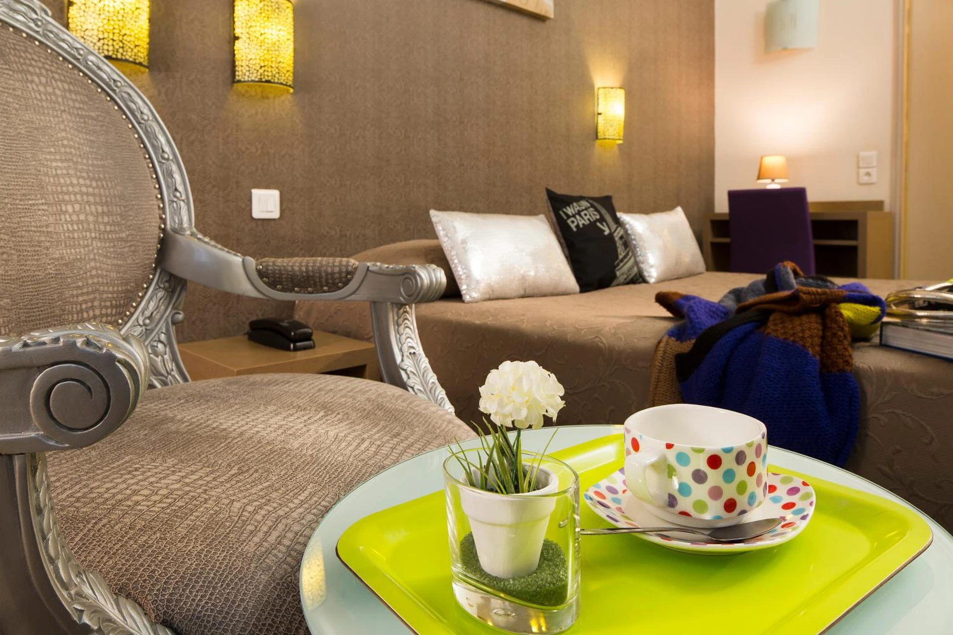 Chambre disponible pour un séminaire d'entreprise à Hotel De La Cite Rougemont - Paris