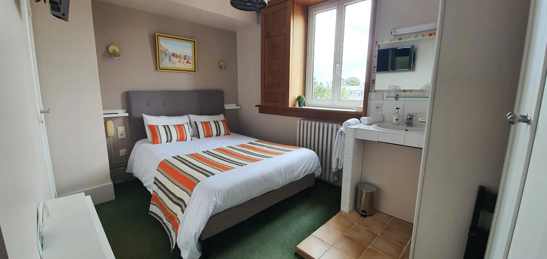 Chambre disponible pour un séminaire d'entreprise à Hôtel de la Côte Fleurie - Deauville