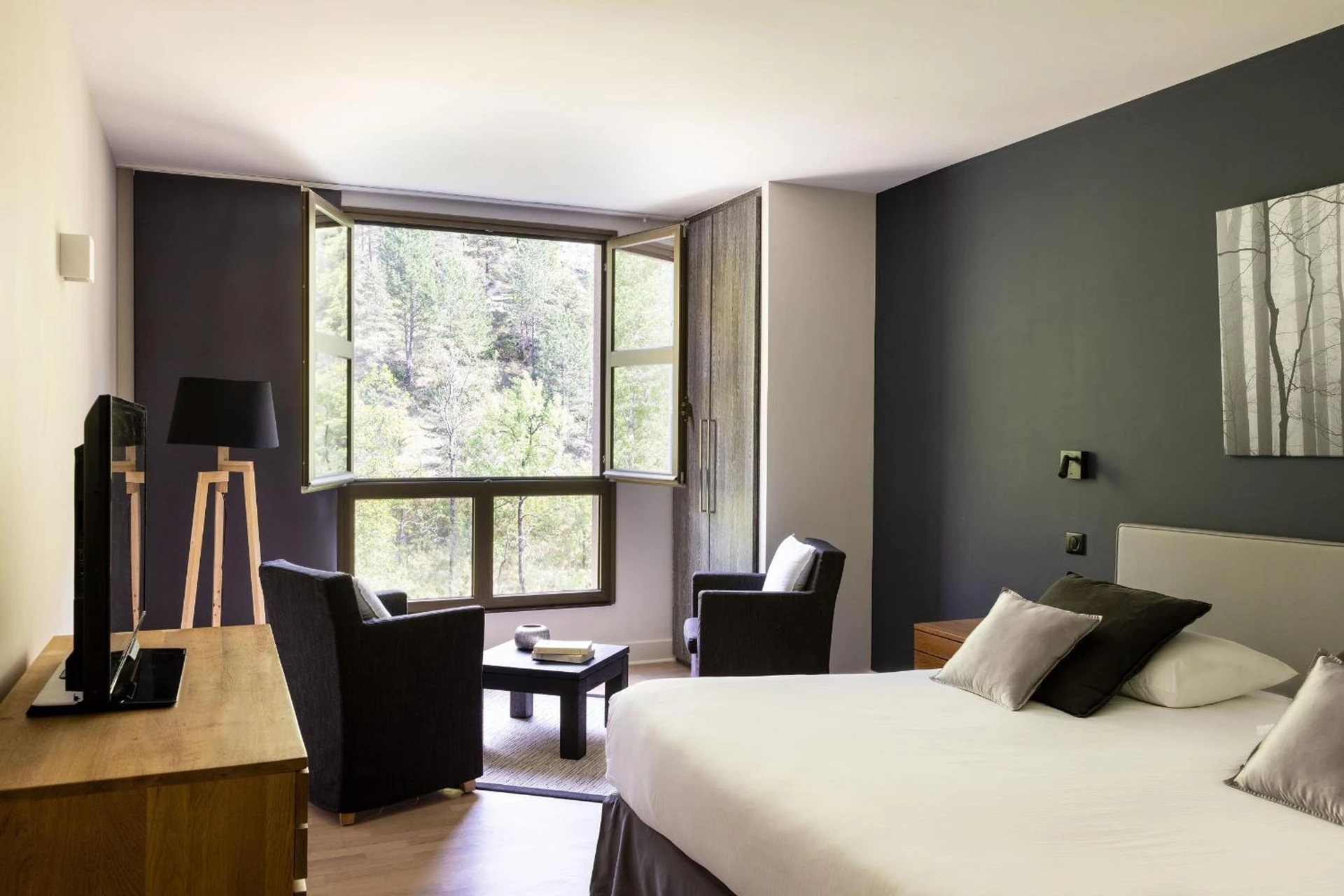 Chambre disponible pour un séminaire d'entreprise à Hôtel de la Muse et du Rozier - Mostuéjouls
