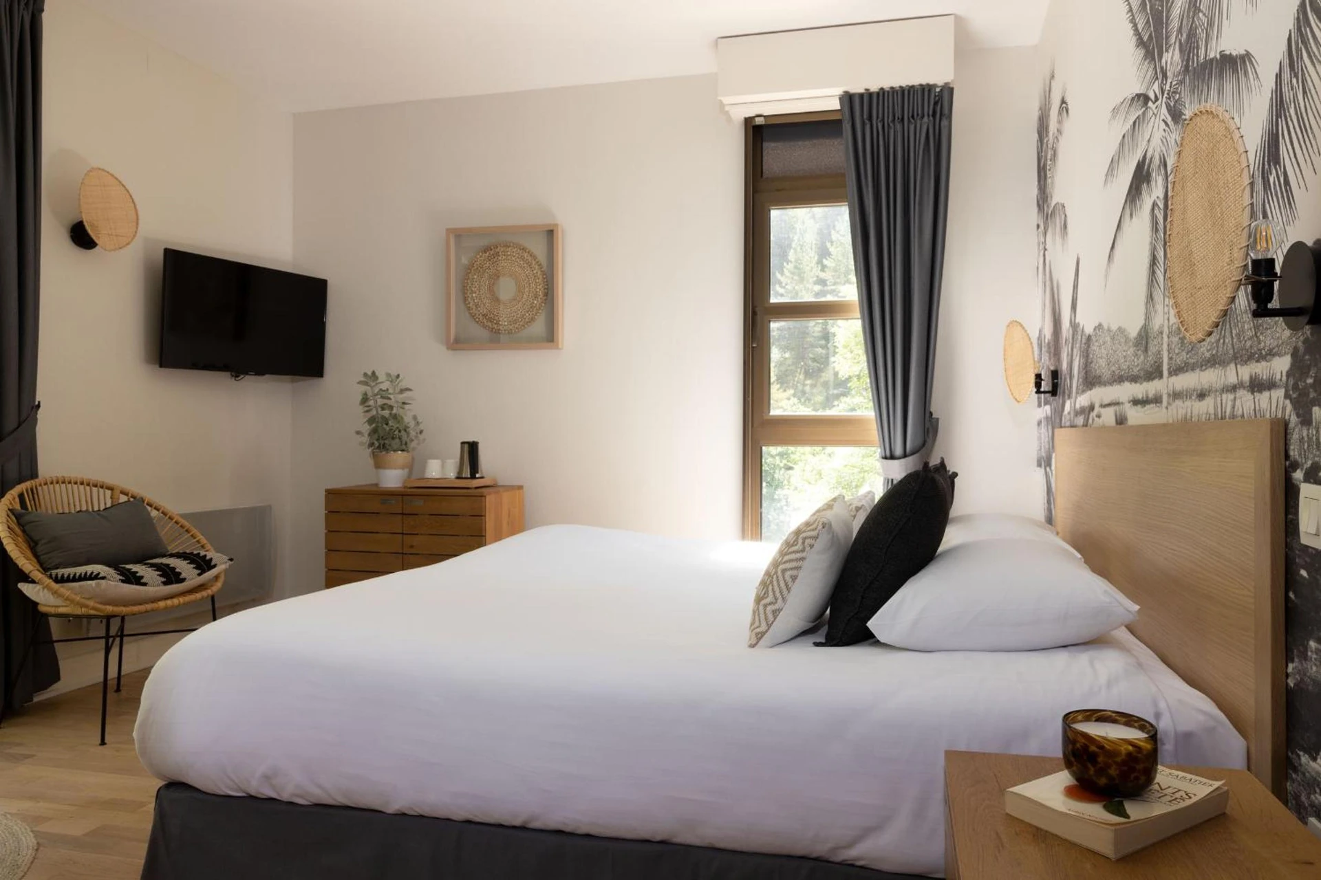 Chambre disponible pour un séminaire d'entreprise à Hôtel de la Muse et du Rozier - Mostuéjouls