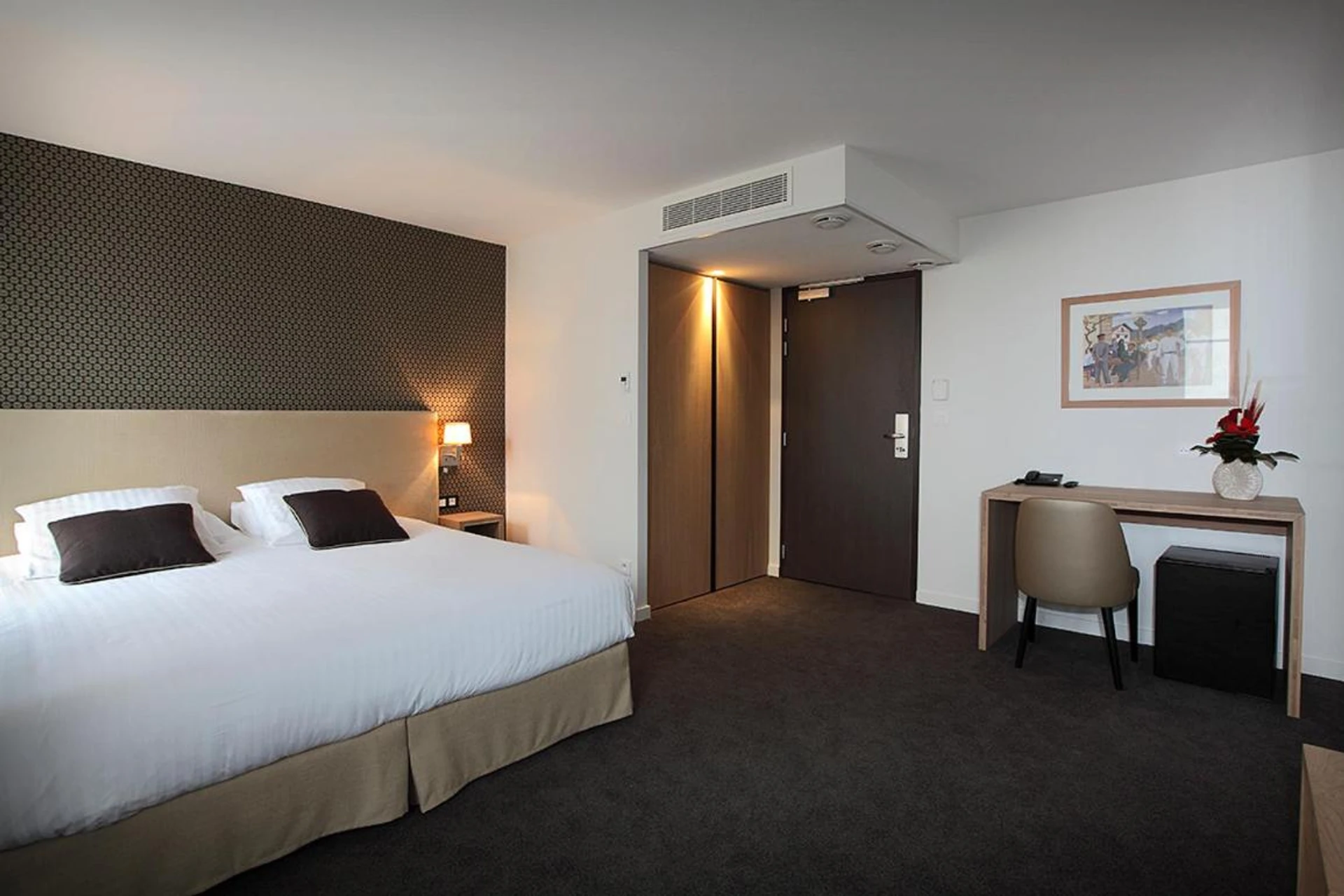 Chambre disponible pour un séminaire d'entreprise à Logis Hotel de la Nivelle - Saint-Pée-sur-Nivelle