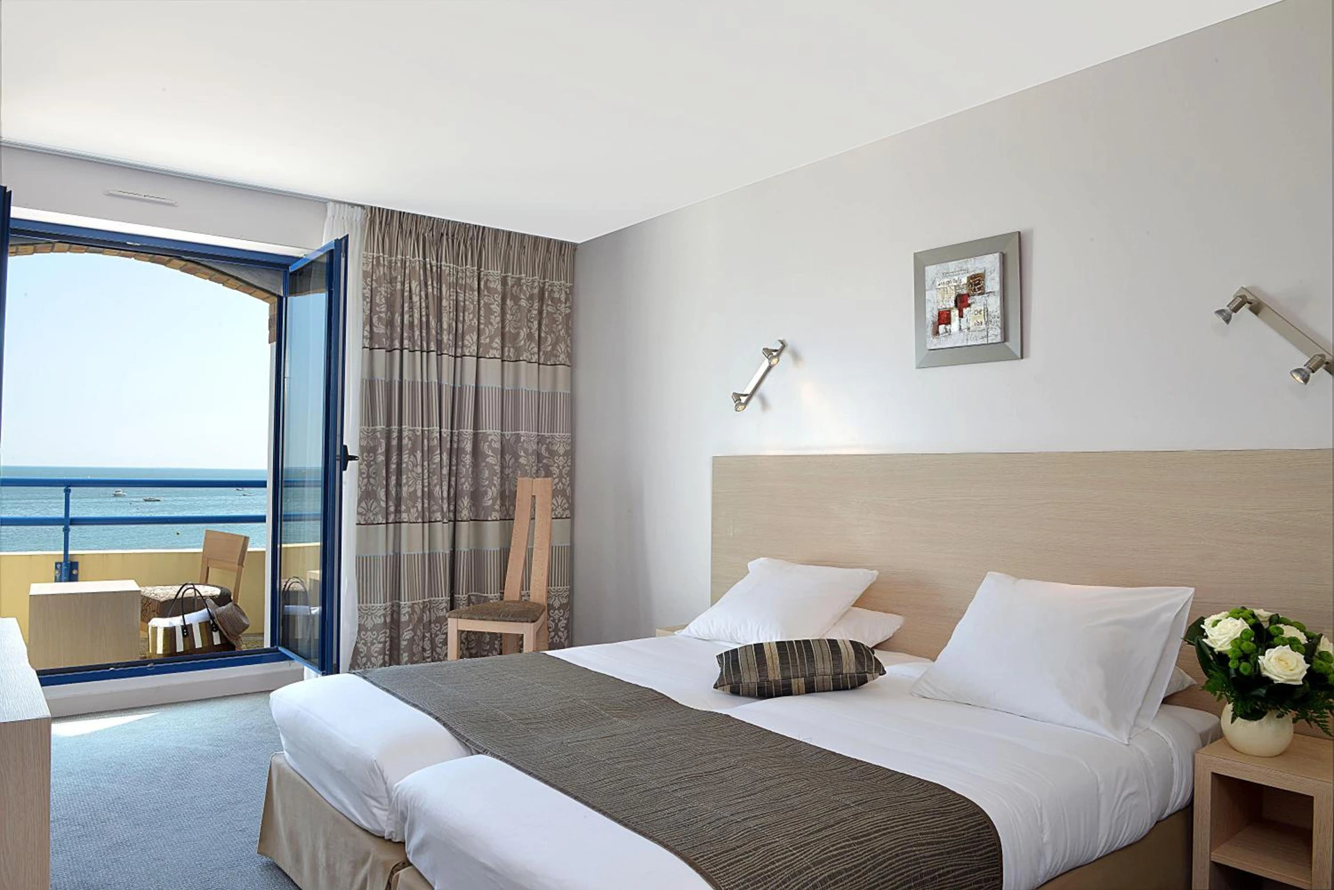 Magnifique chambre pour un séminaire d'entreprise à Hôtel De La Plage - Damgan