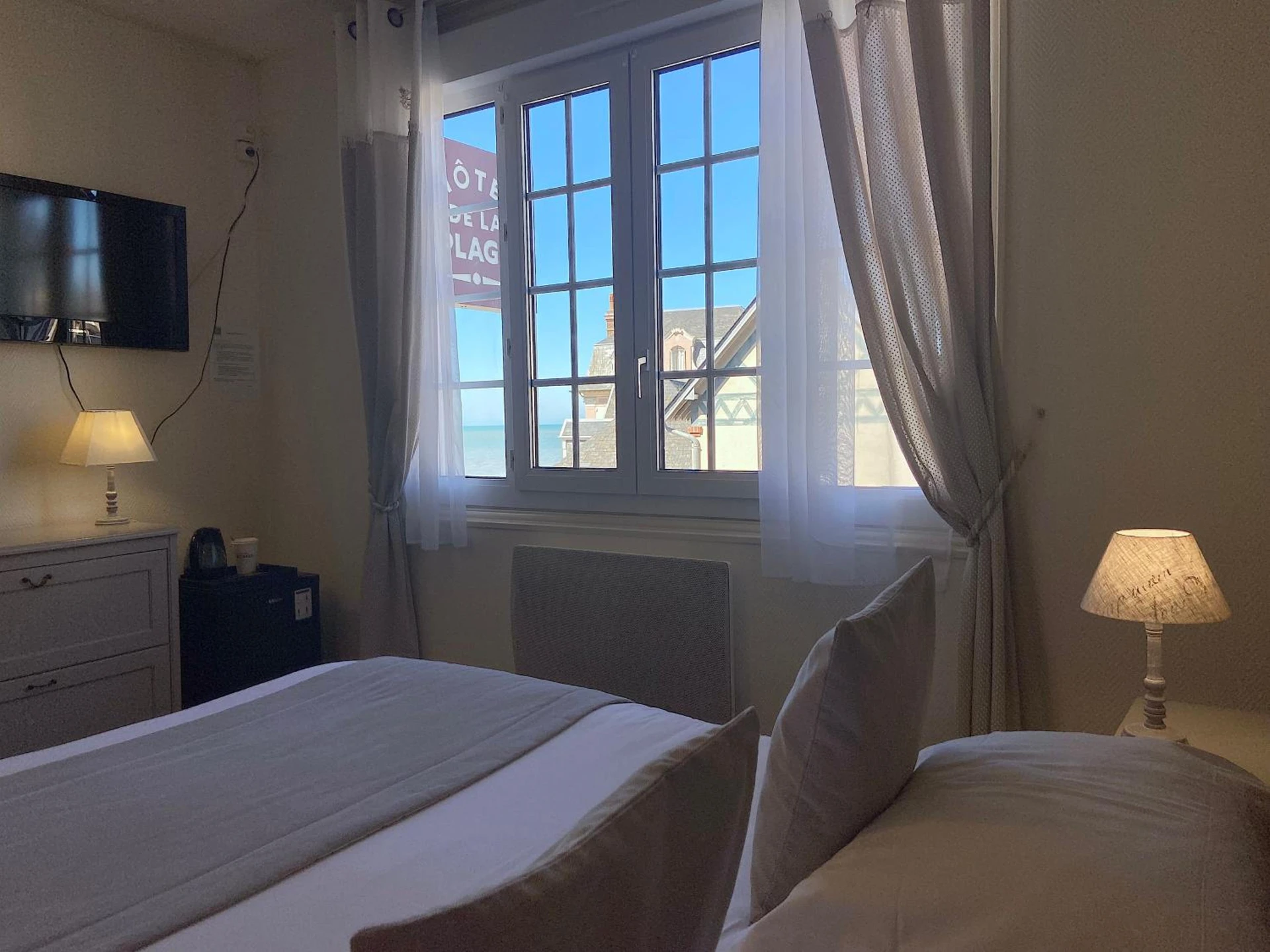 Chambre disponible pour un séminaire d'entreprise à Hôtel de la Plage - Houlgate