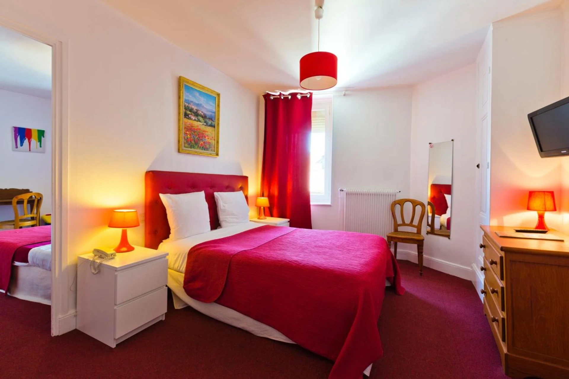 Chambre disponible pour un séminaire d'entreprise à Logis Hotel restaurant de la Poste - Pontgibaud