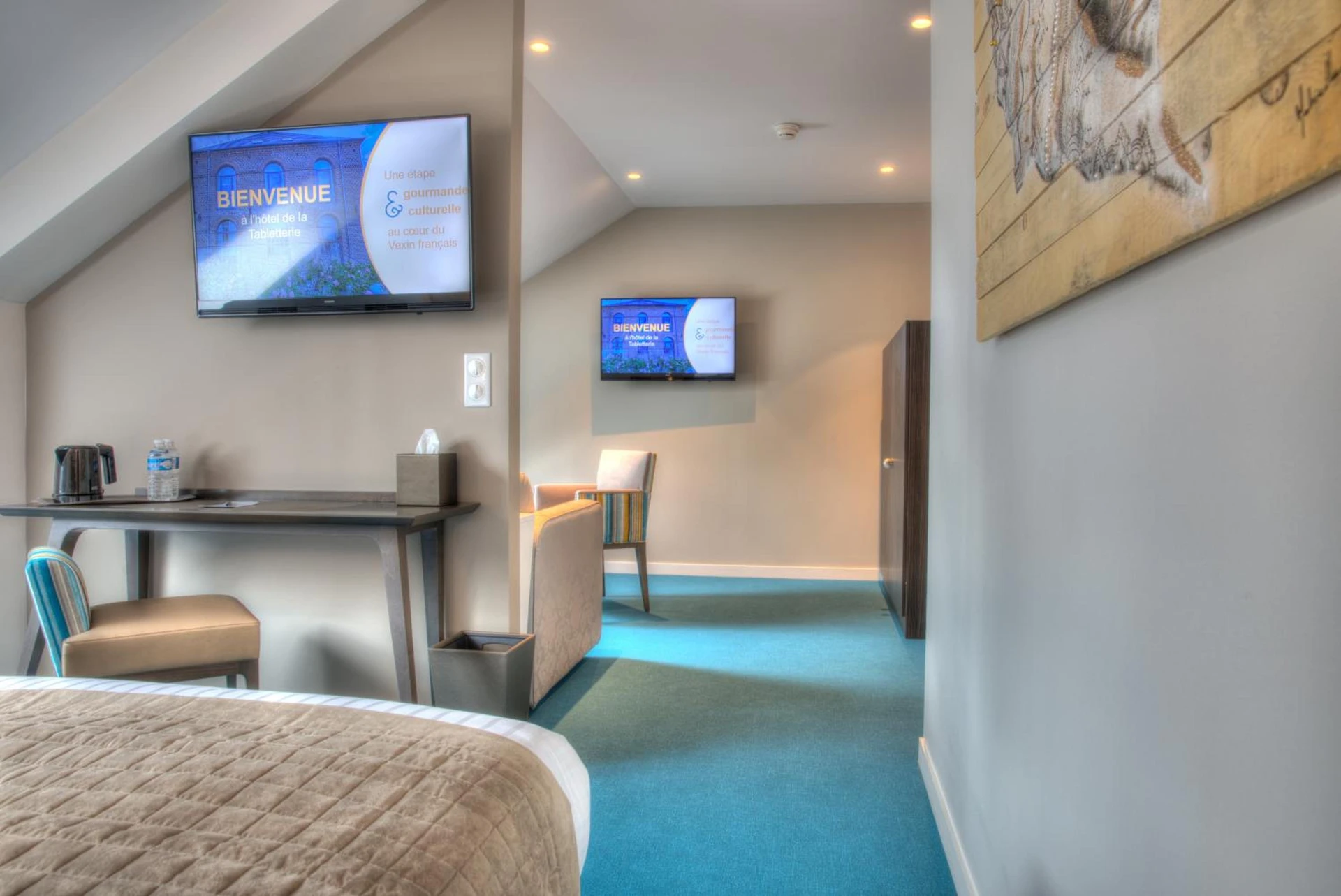 Chambre disponible pour un séminaire d'entreprise à Hôtel de la Tabletterie - Méru