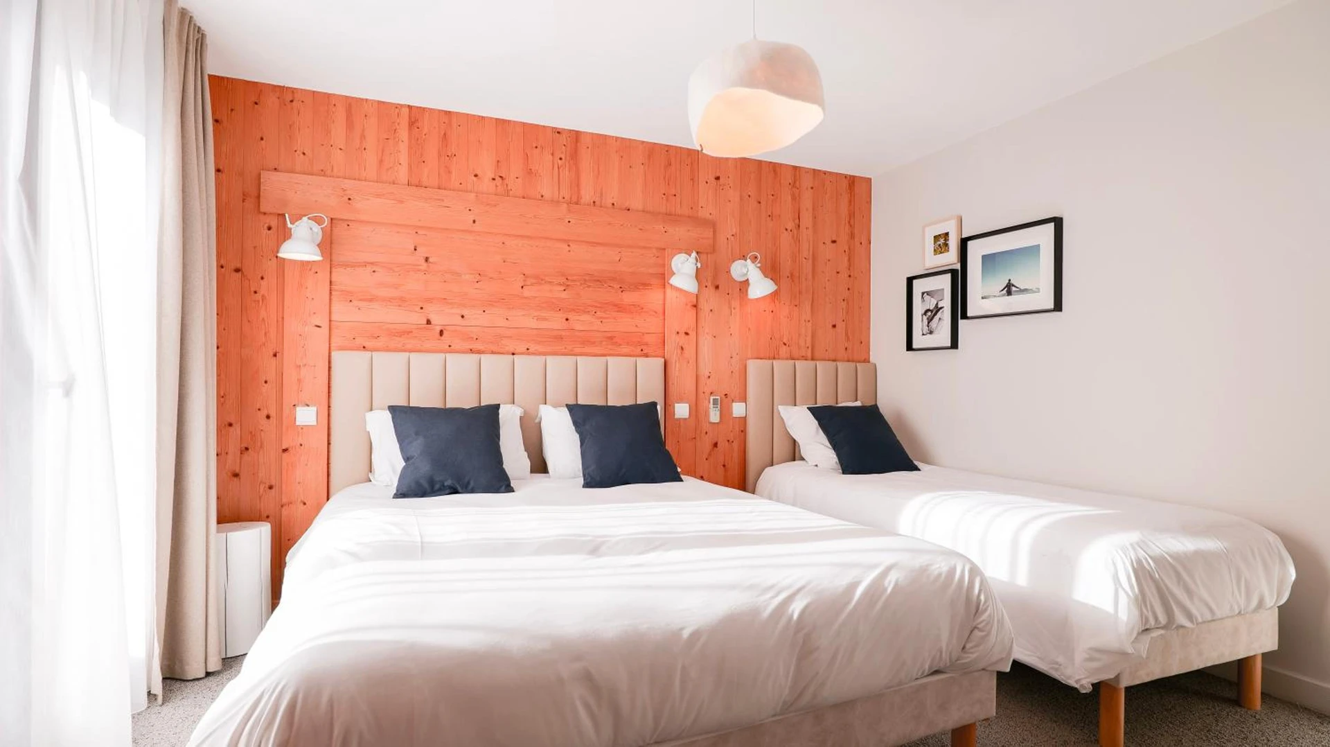 Magnifique chambre pour un séminaire d'entreprise à Chalet Hôtel des 2 Gares - Saint-Gervais-les-Bains
