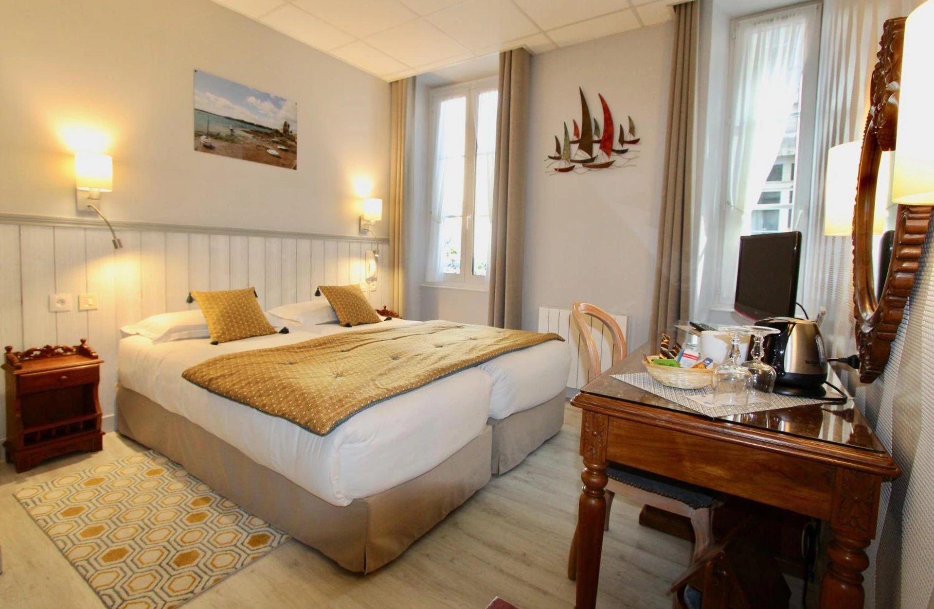 Chambre disponible pour un séminaire d'entreprise à Hotel des Abers - Saint-Malo