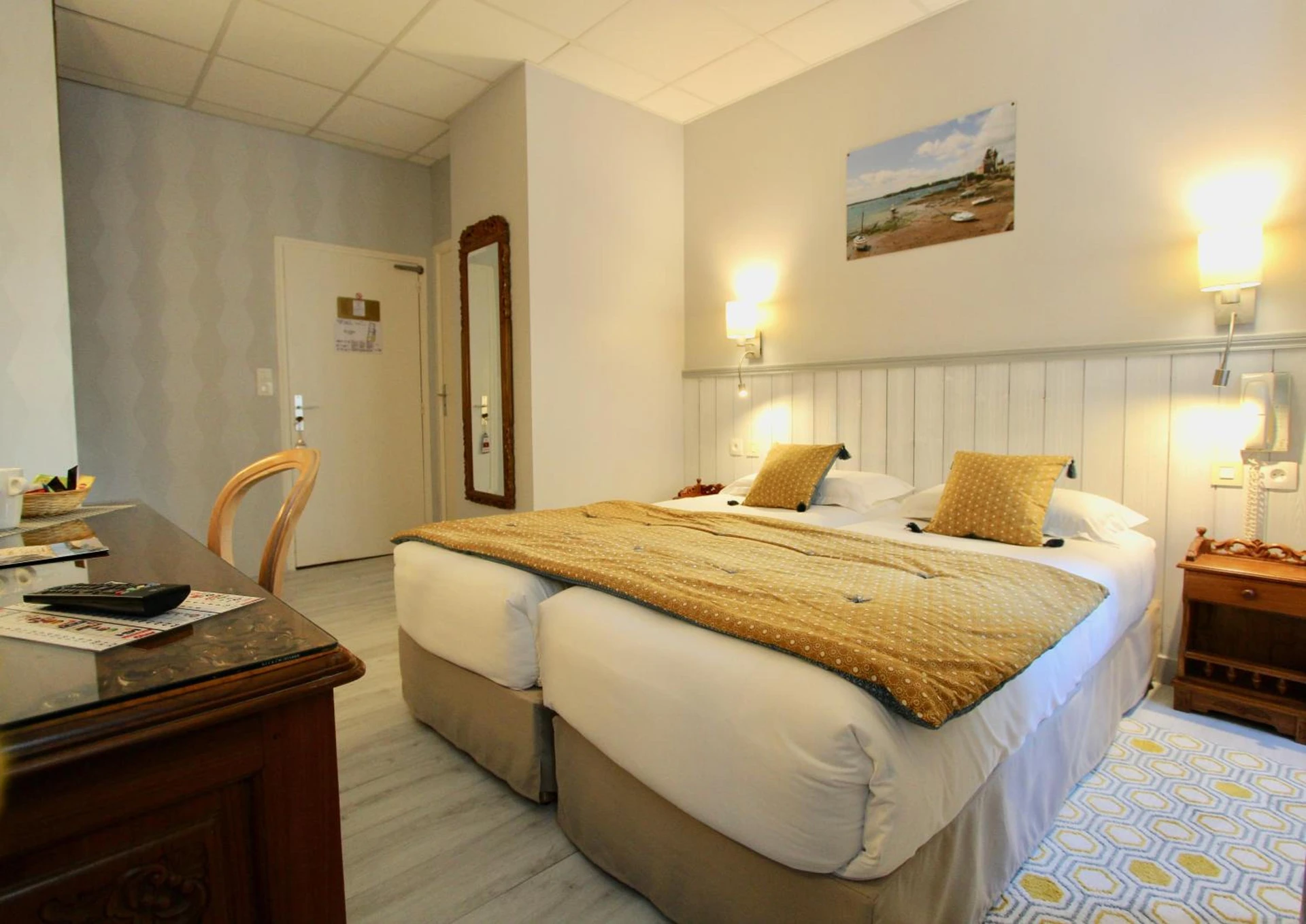 Chambre disponible pour un séminaire d'entreprise à Hotel des Abers - Saint-Malo