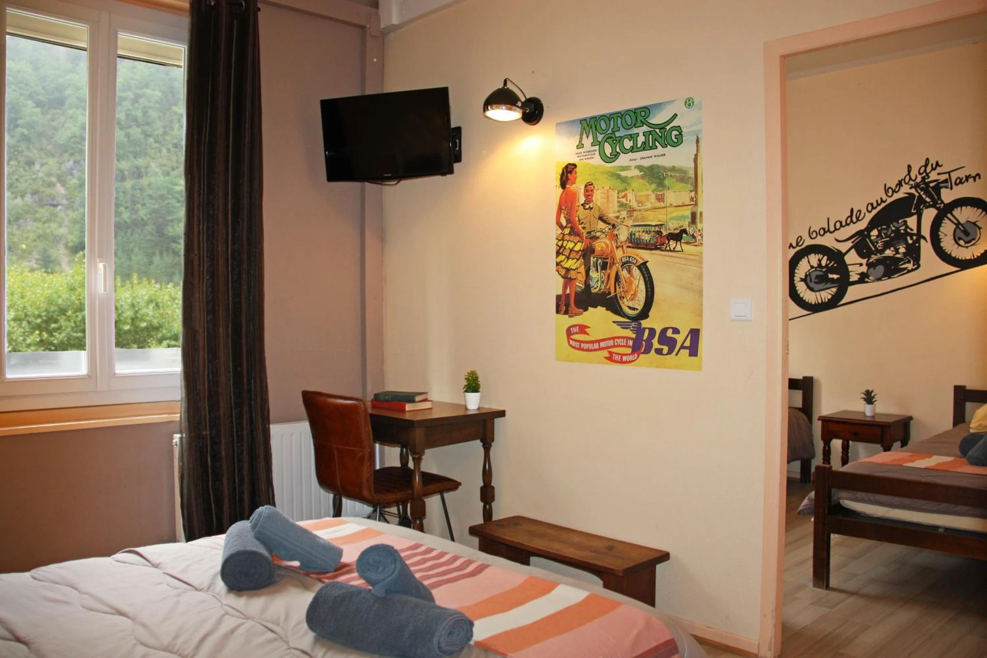 Chambre disponible pour un séminaire d'entreprise à Hôtel des Bateliers - La Malène