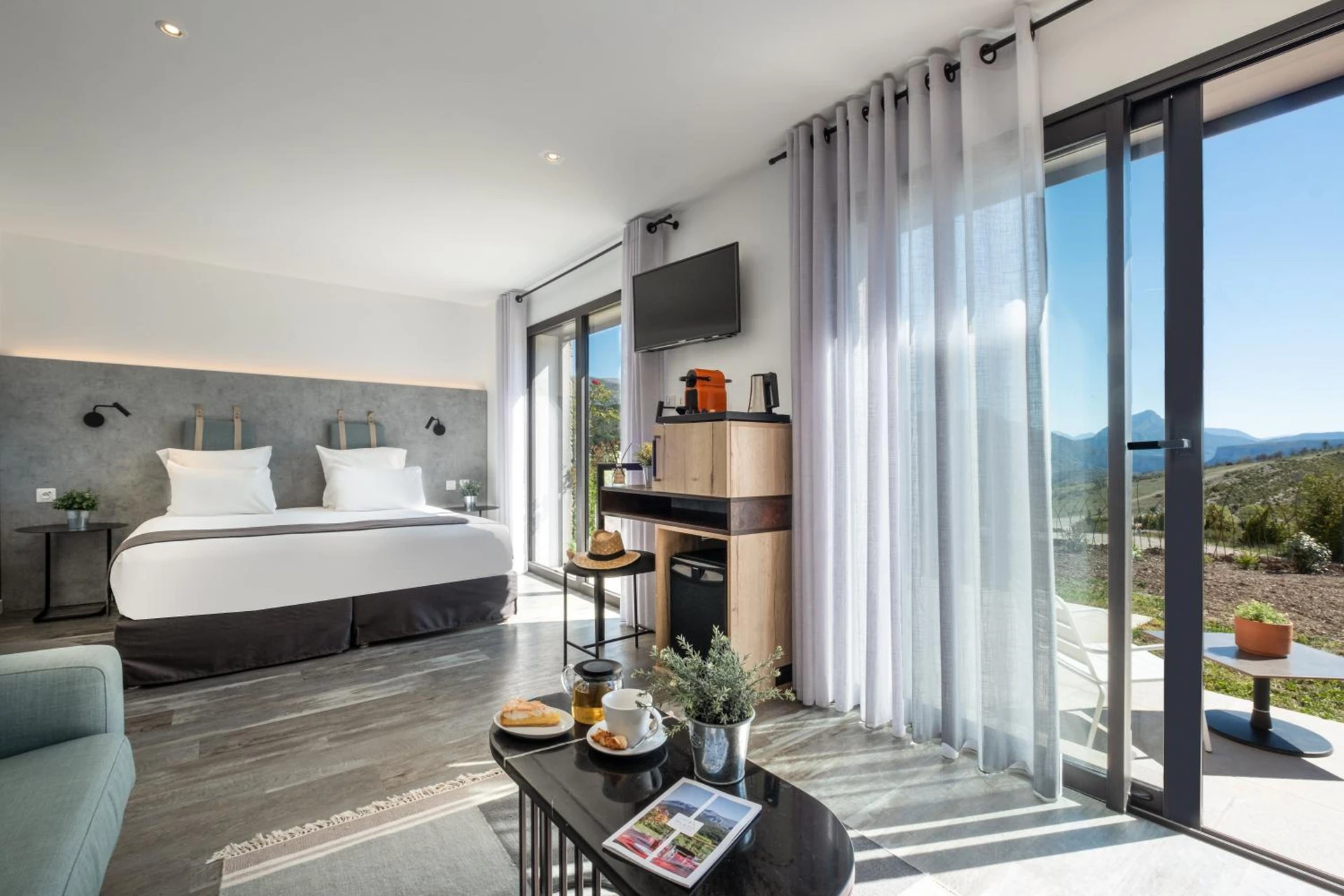 Chambre disponible pour un séminaire d'entreprise à Hotel & Spa des Gorges du Verdon - La Palud-sur-Verdon