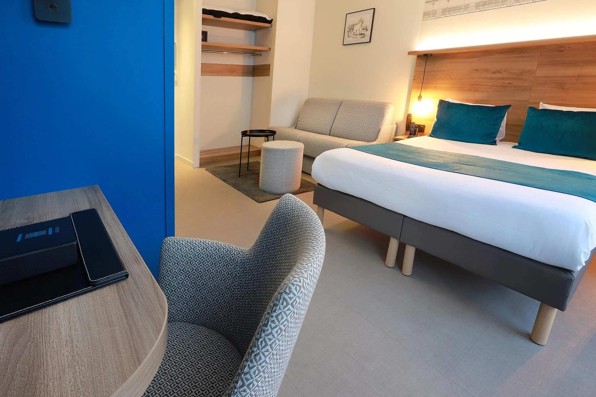 Magnifique chambre pour un séminaire d'entreprise à Hôtel des Halles - Dijon