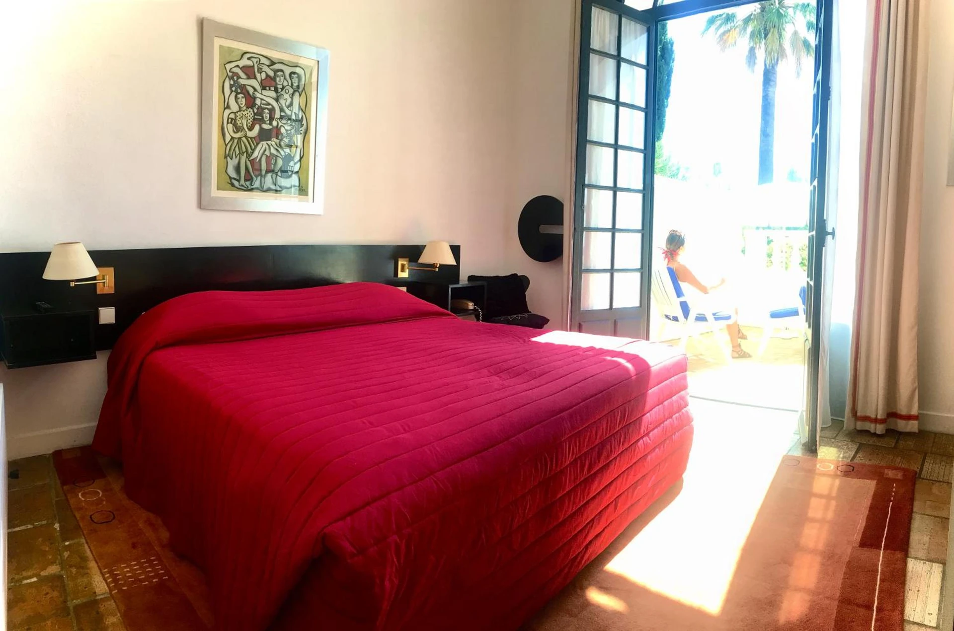 Magnifique chambre pour un séminaire d'entreprise à Hotel des Mimosas - Juan-les-Pins