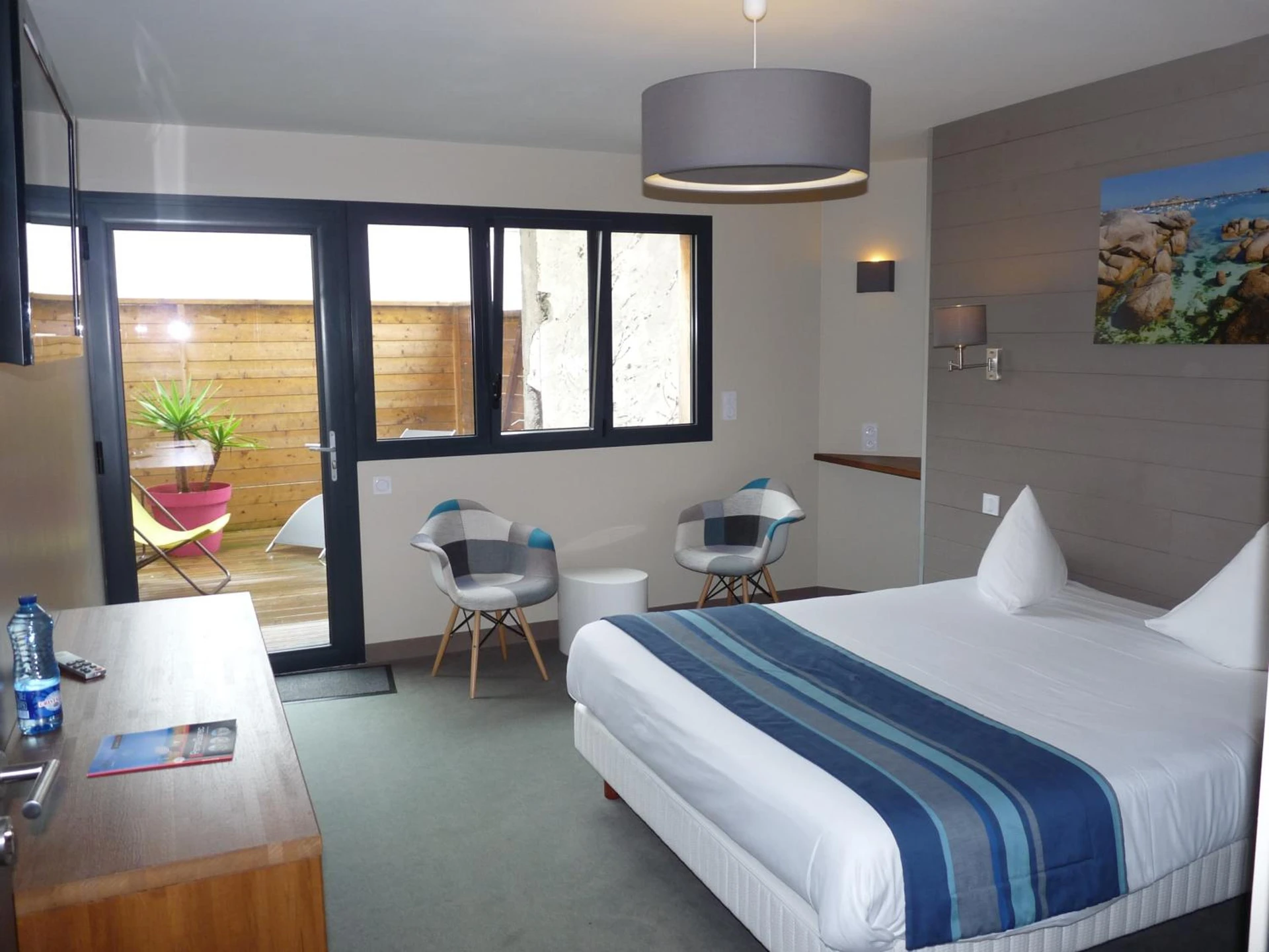 Chambre disponible pour un séminaire d'entreprise à Hôtel des Rochers - Perros-Guirec