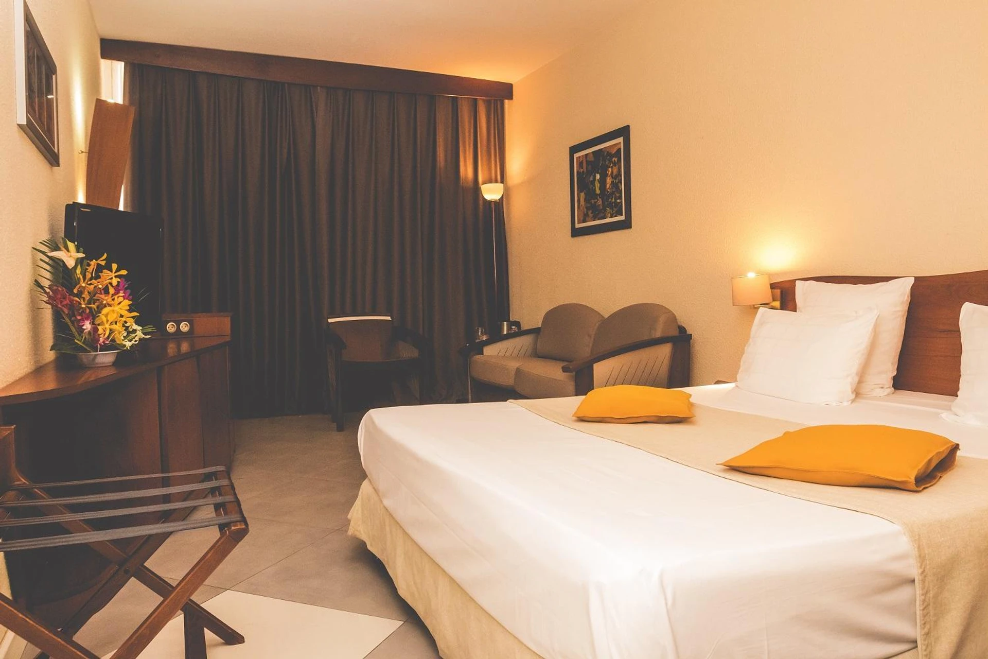Chambre disponible pour un séminaire d'entreprise à Hotel des Roches - Kourou