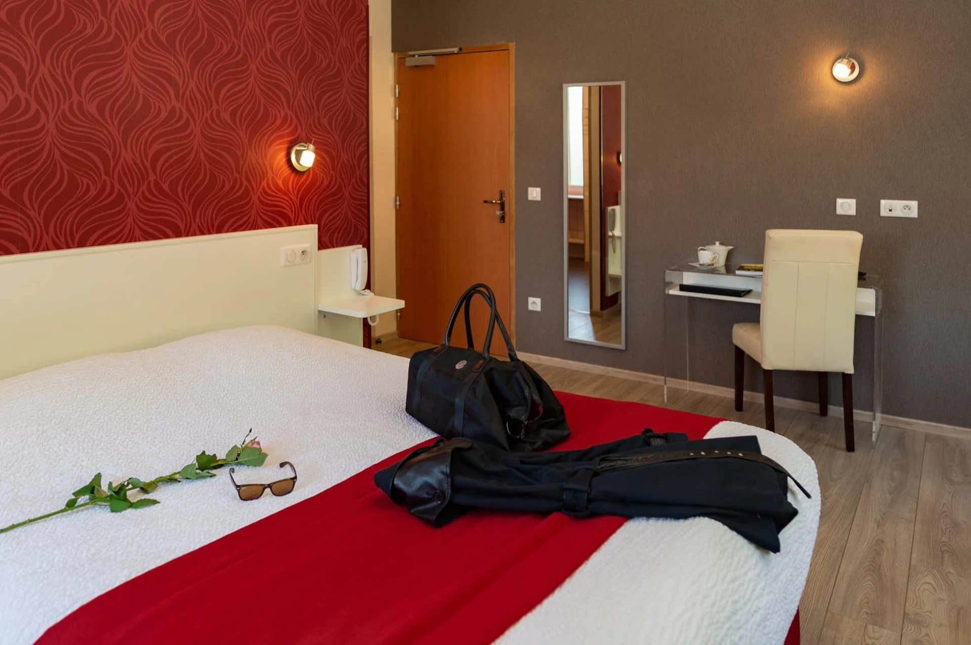 Magnifique chambre pour un séminaire d'entreprise à Logis Hotel Des Vosges - Sewen