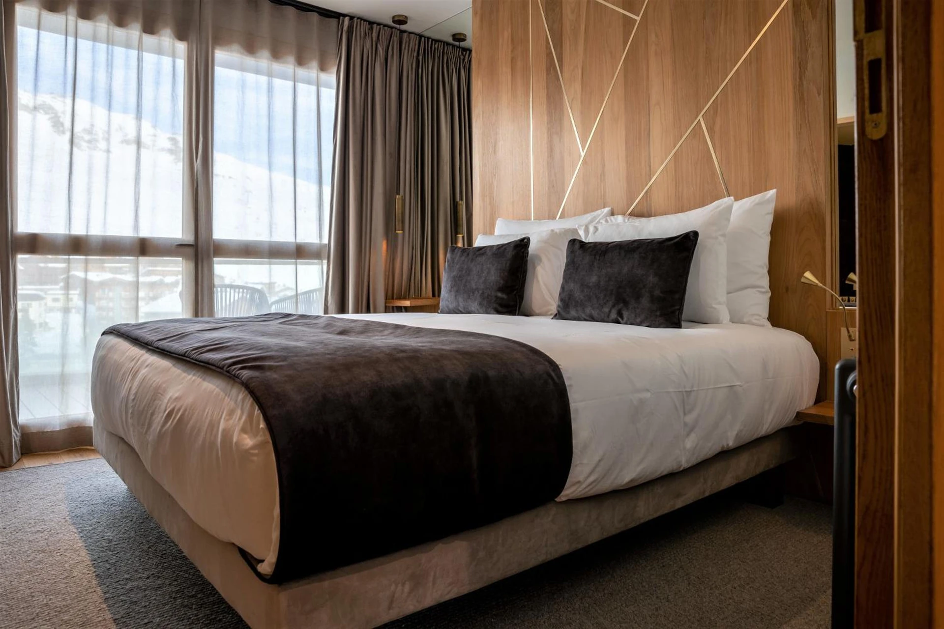 Chambre à Hôtel Le Diamond Rock - Organiser un séminaire d'entreprise à Tignes