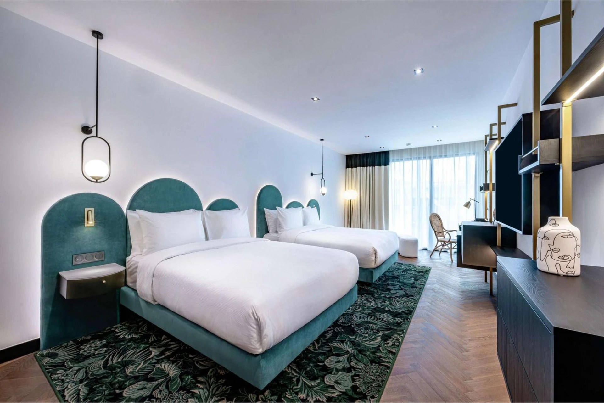 Magnifique chambre pour un séminaire d'entreprise à Doubletree By Hilton Nice Centre Iconic - Nice