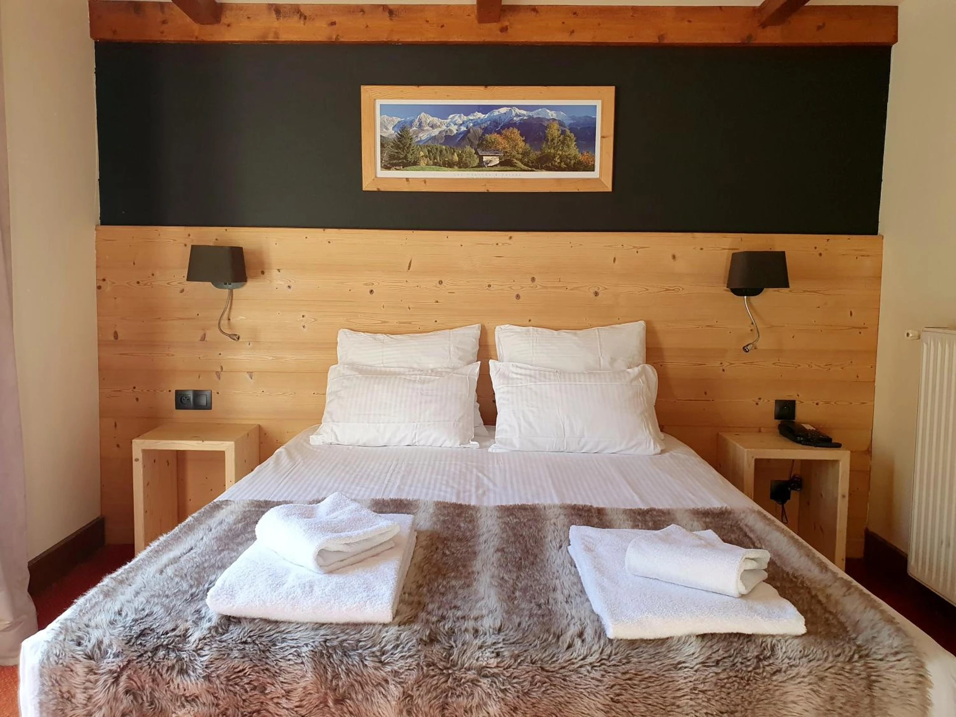 Chambre disponible pour un séminaire d'entreprise à Chalet Hôtel du Bois - Les Houches
