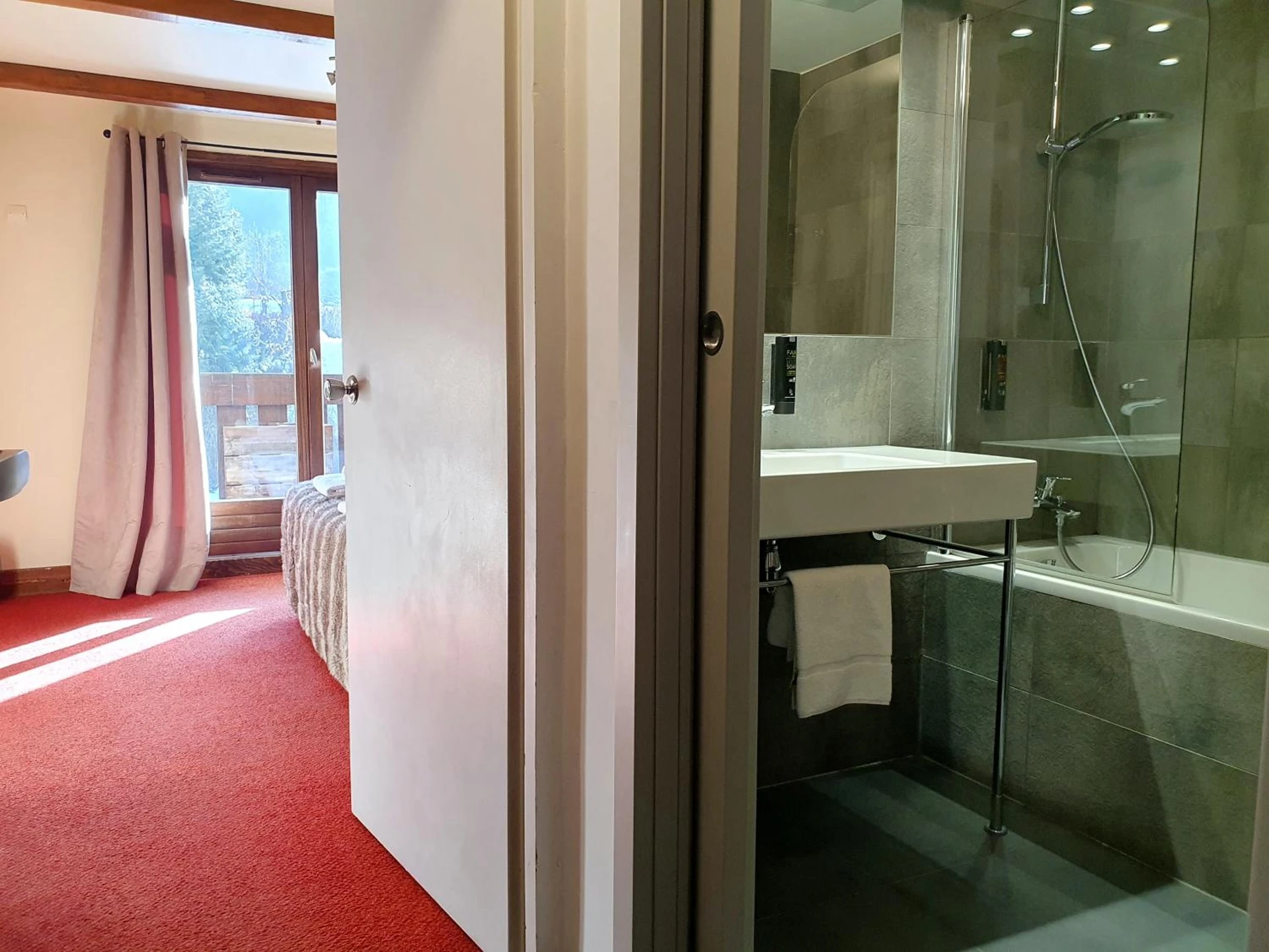 Chambre disponible pour un séminaire d'entreprise à Chalet Hôtel du Bois - Les Houches