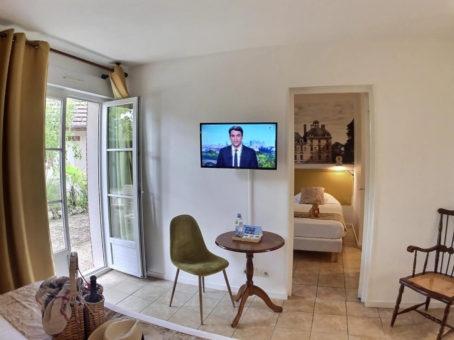 Chambre disponible pour un séminaire d'entreprise à Logis Hôtel du Château - Tour-en-Sologne