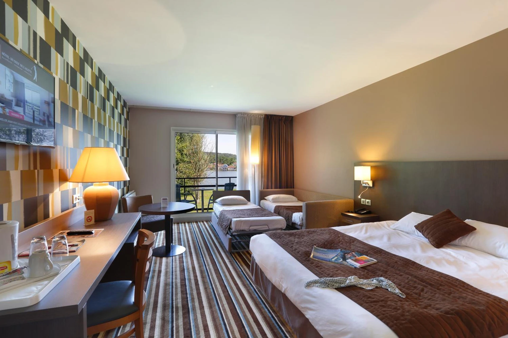 Chambre disponible pour un séminaire d'entreprise à Hôtel du Golf de l'Ailette, The Originals Relais - Chamouille