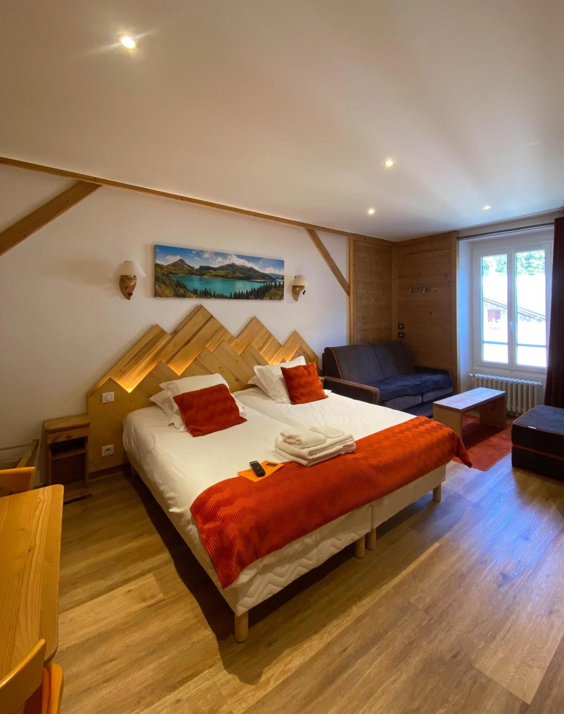 Chambre disponible pour un séminaire d'entreprise à Hôtel du Grand-Mont - Beaufort