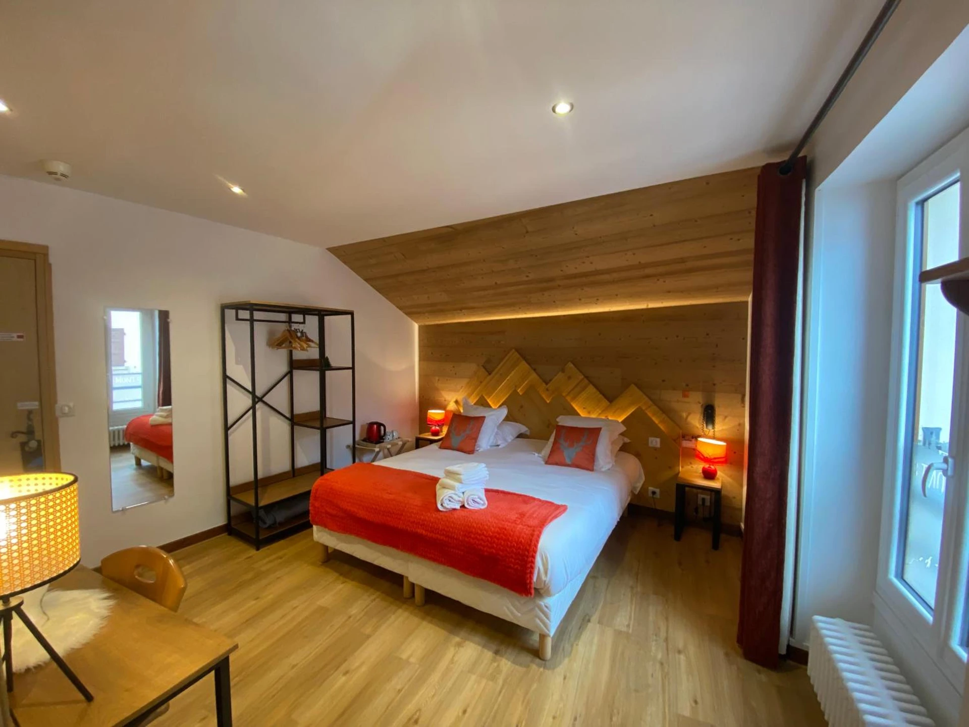 Magnifique chambre pour un séminaire d'entreprise à Hôtel du Grand-Mont - Beaufort