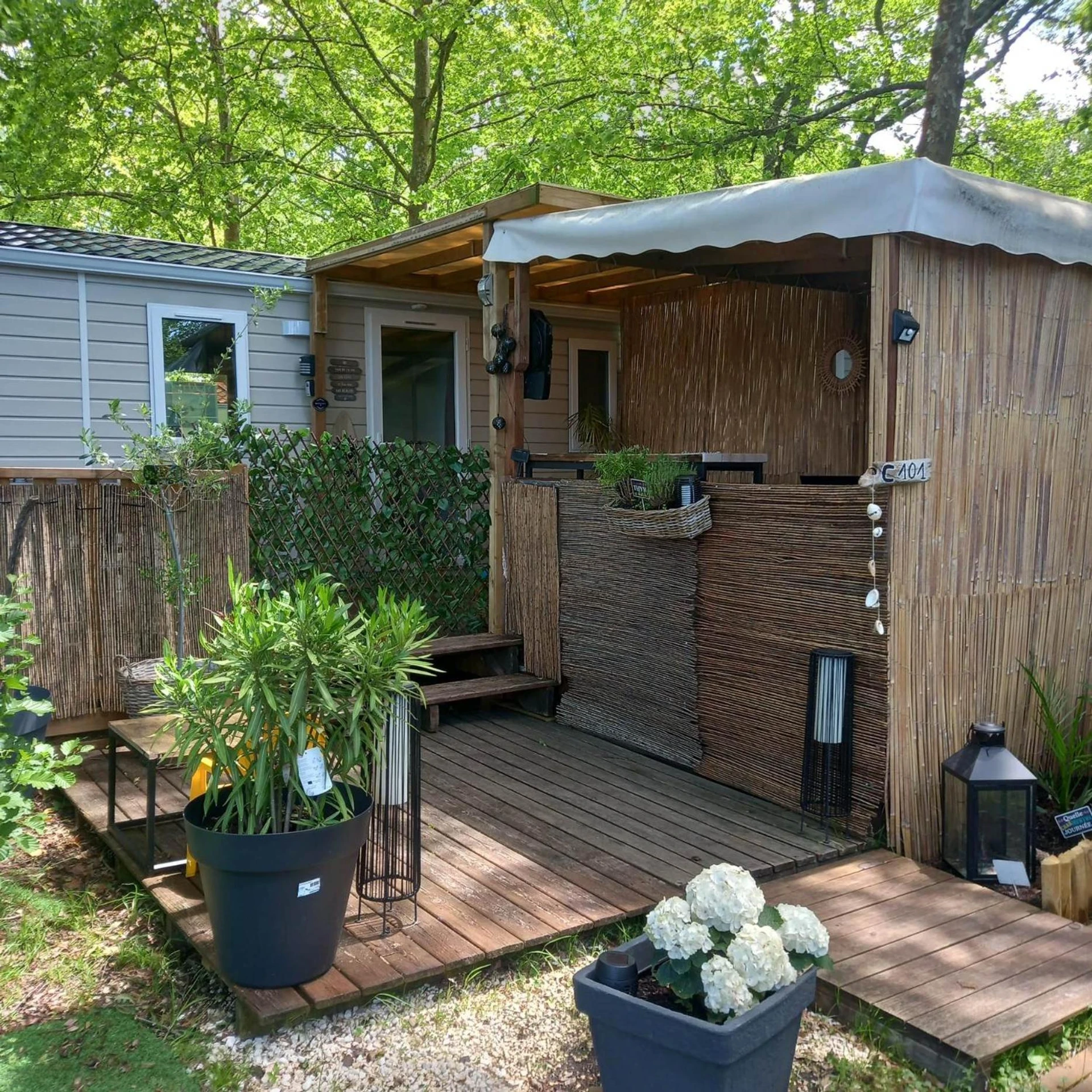 Chambre à Mobil-home du Lac Mimizan - Organiser un séminaire d'entreprise à Aureilhan