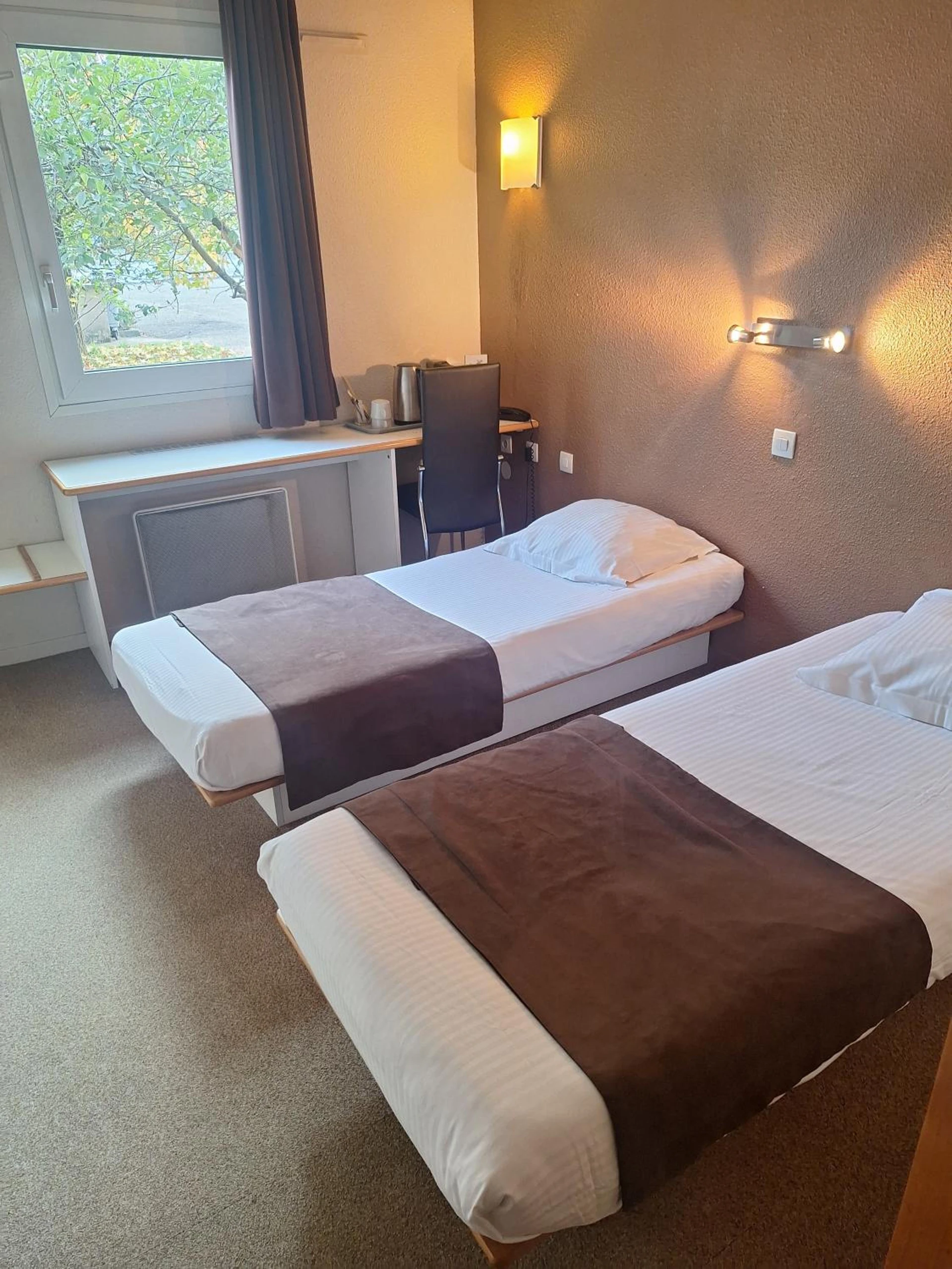 Chambre disponible pour un séminaire d'entreprise à Hotel du Moulin à Vent - Gerland - Vénissieux