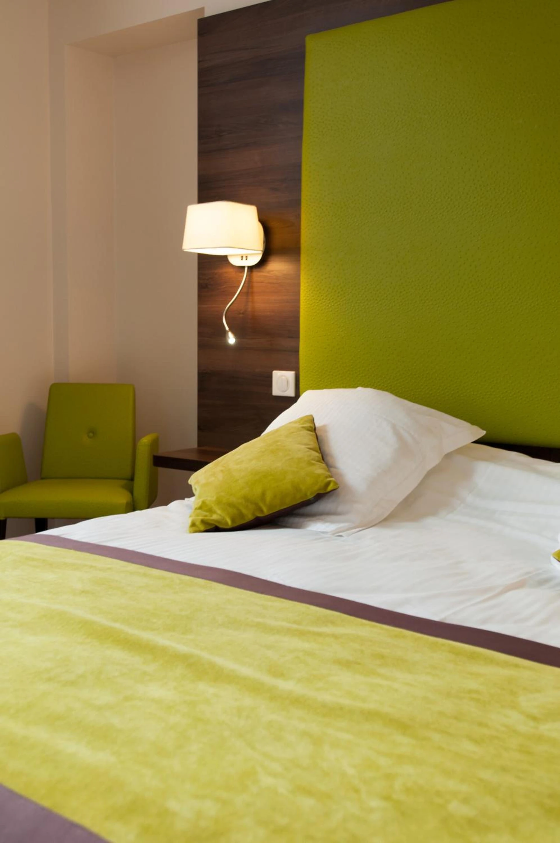 Chambre disponible pour un séminaire d'entreprise à Logis Hotel du Parc-Restaurant - Le Rouget de Lisle - Lons-le-Saunier