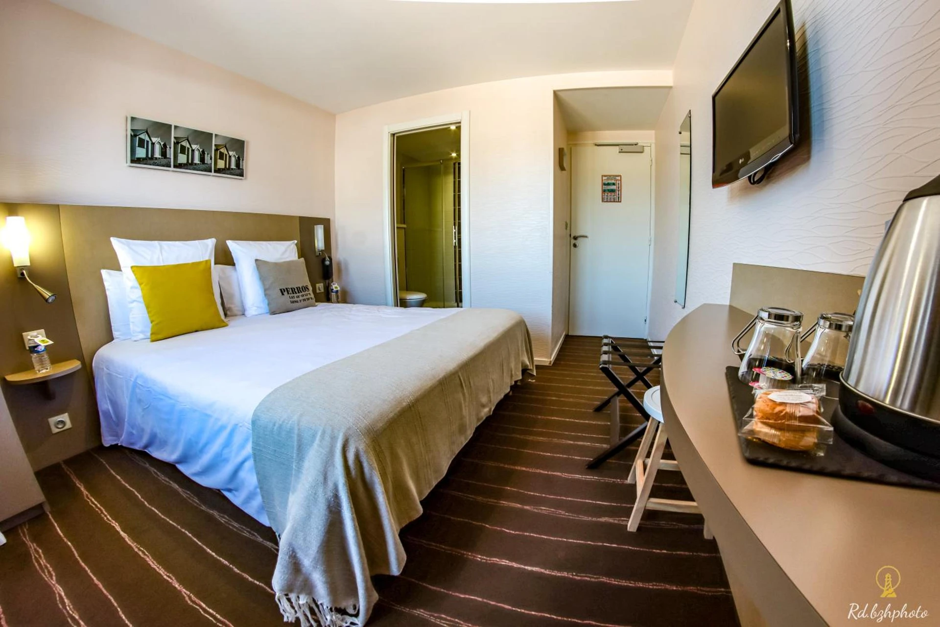 Chambre disponible pour un séminaire d'entreprise à Logis Hôtel du Parc - Perros-Guirec
