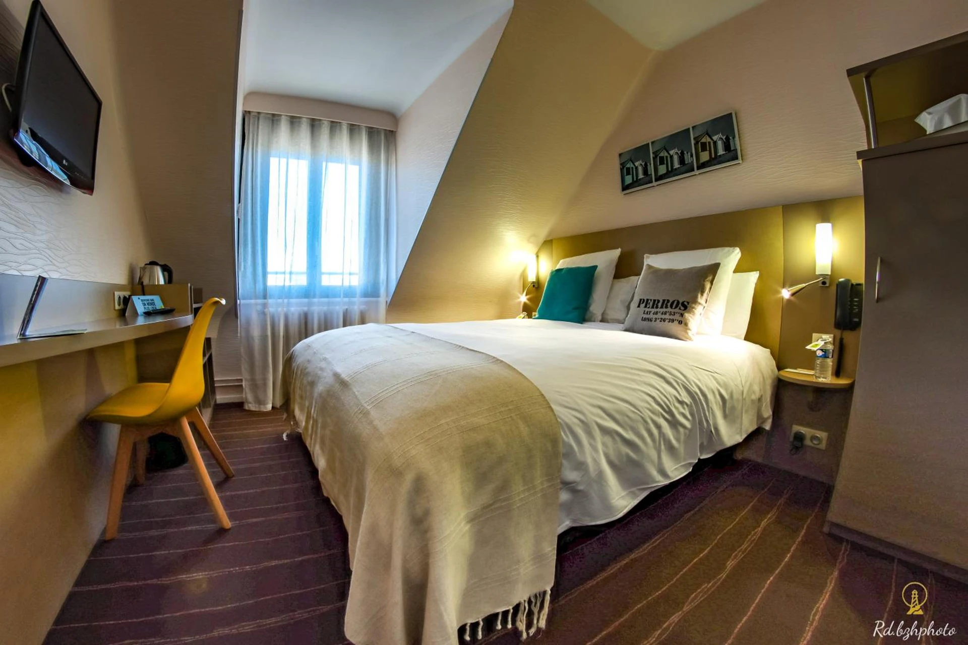 Magnifique chambre pour un séminaire d'entreprise à Logis Hôtel du Parc - Perros-Guirec