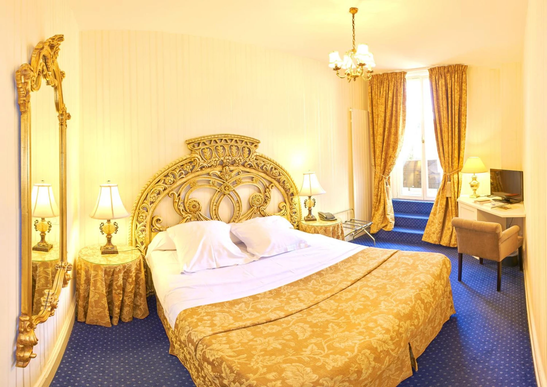 Chambre disponible pour un séminaire d'entreprise à Hotel Restaurant Du Parc - Thann