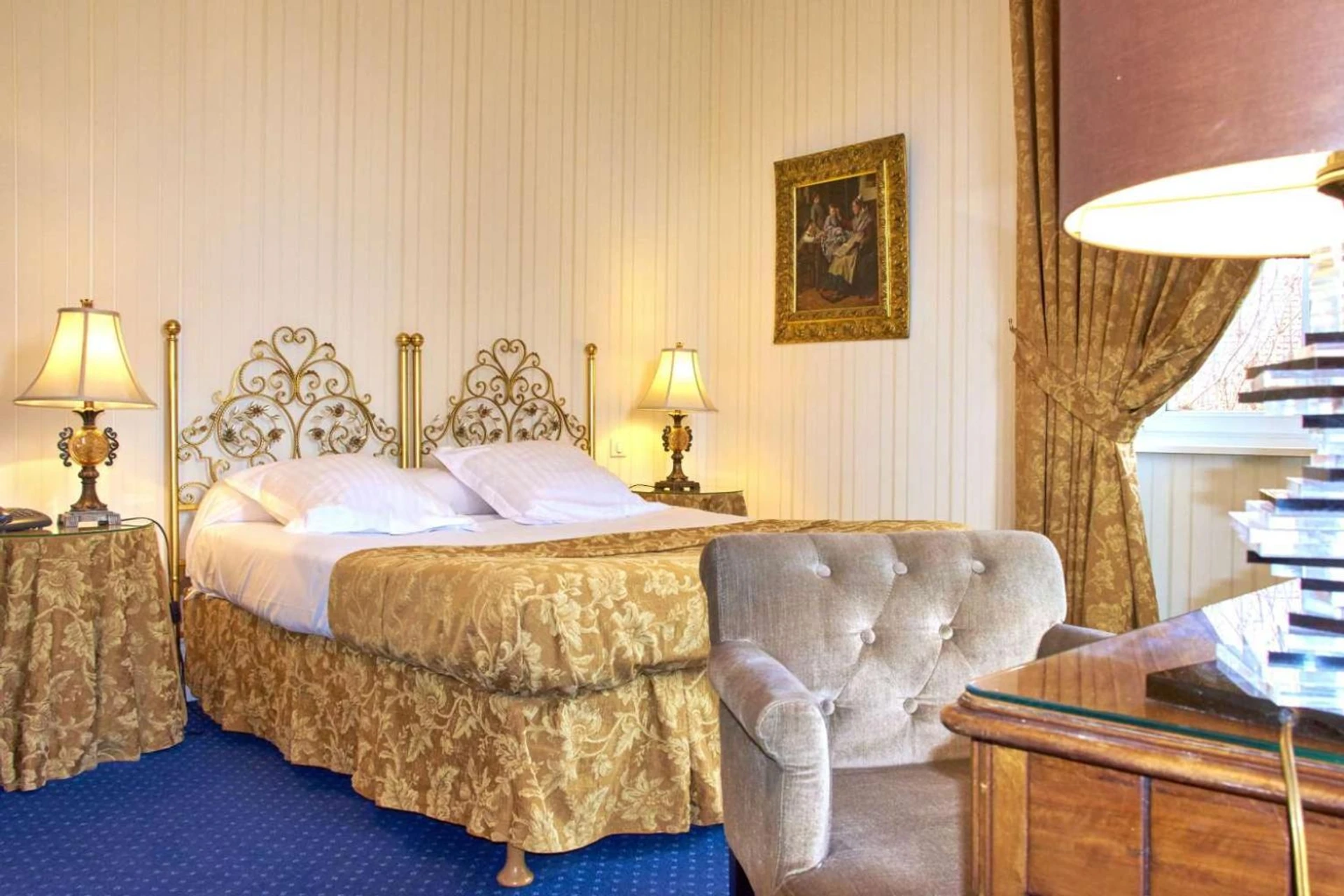 Chambre disponible pour un séminaire d'entreprise à Hotel Restaurant Du Parc - Thann