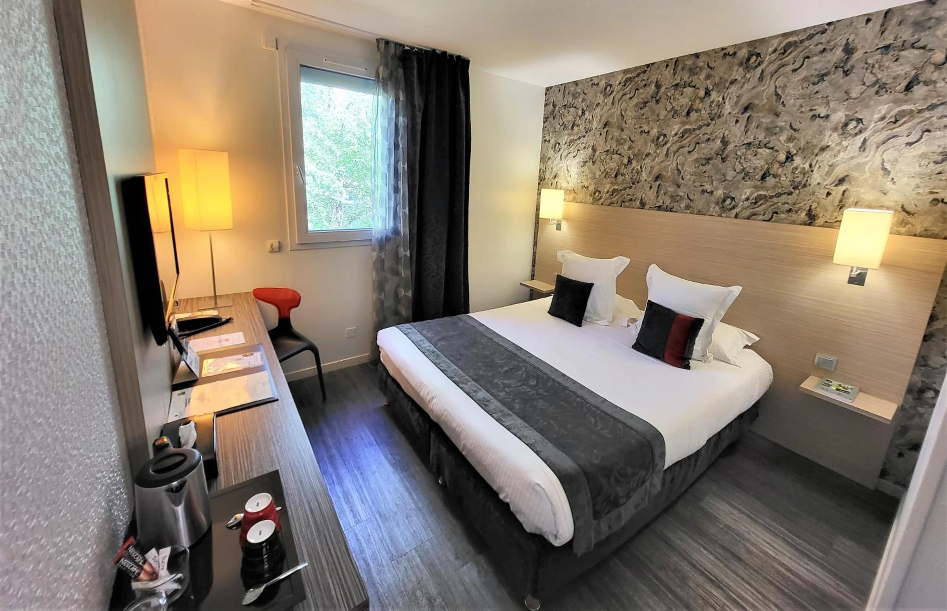 Chambre disponible pour un séminaire d'entreprise à Hotel Restaurant Du Parc Saumur Logis Elégance - Saumur