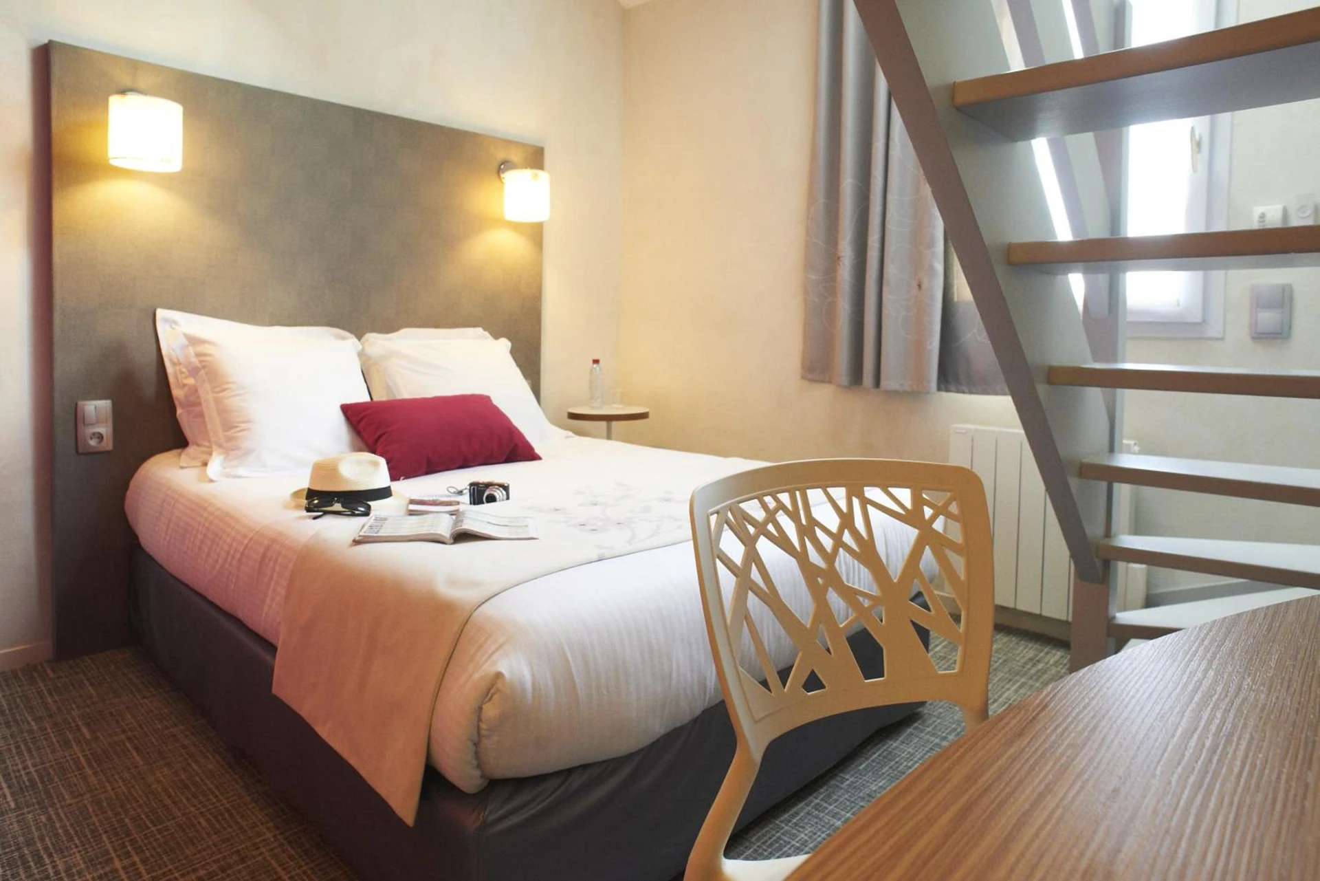 Chambre disponible pour un séminaire d'entreprise à Hotel Restaurant Du Parc Saumur Logis Elégance - Saumur