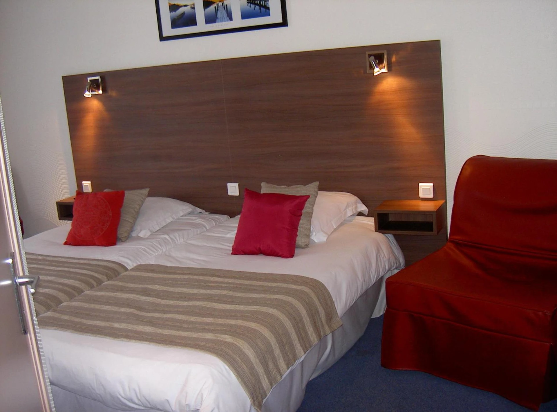 Chambre disponible pour un séminaire d'entreprise à Cit'Hotel Du Port Rhu - Douarnenez