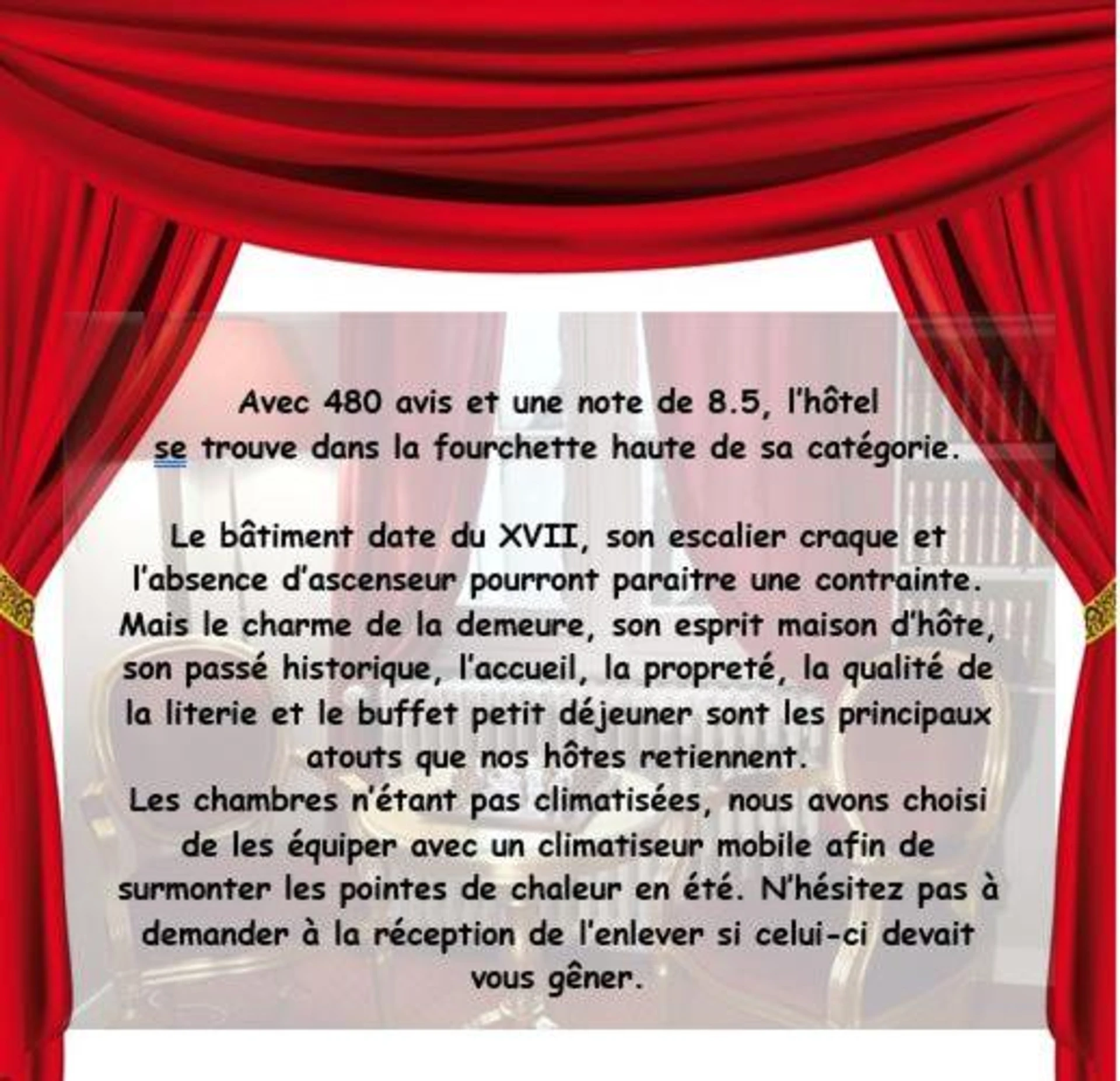 Chambre à LOGIS Hôtel Du Théâtre - Organiser un séminaire d'entreprise à Tours