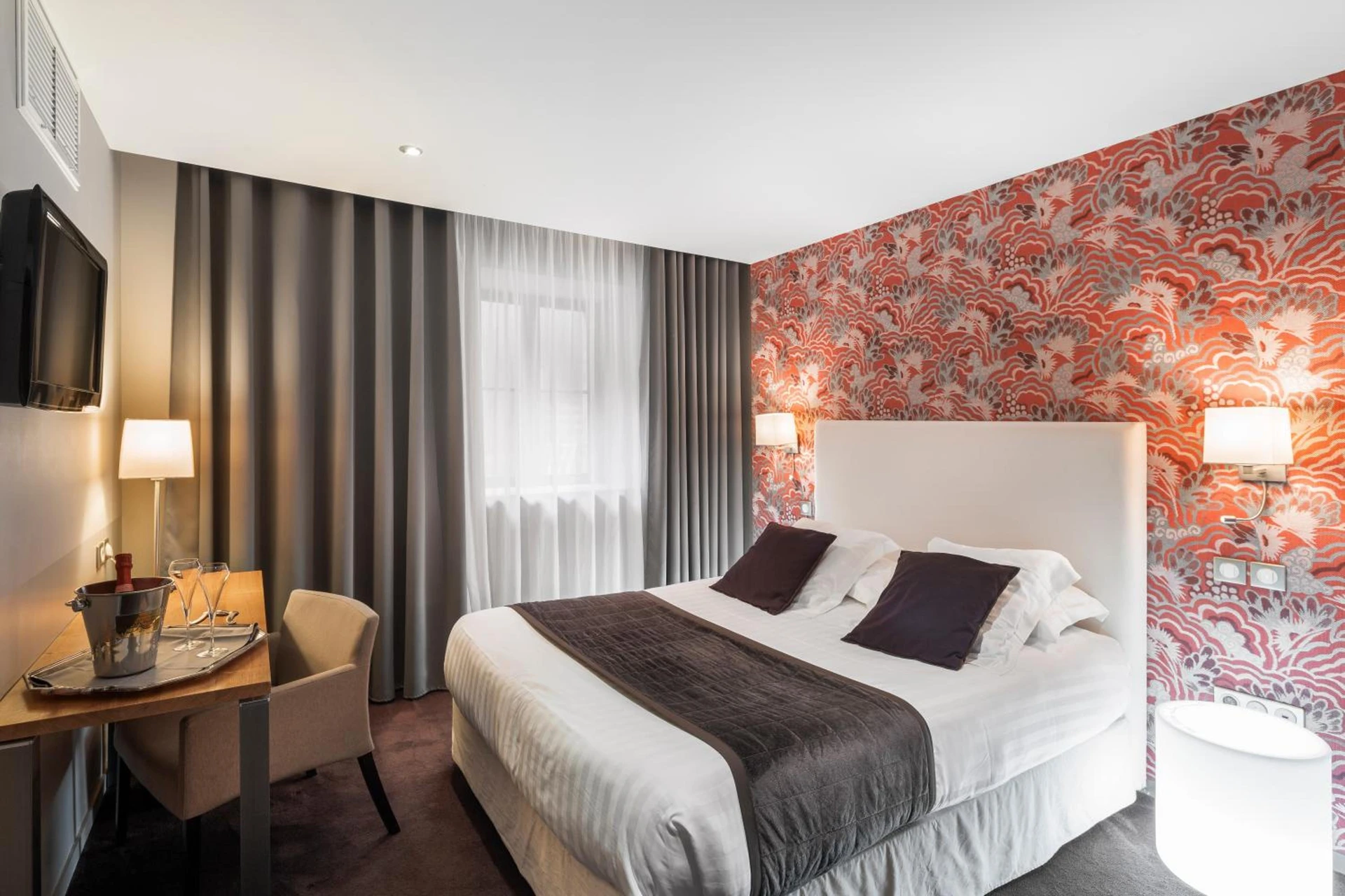 Chambre disponible pour un séminaire d'entreprise à Edgar Hôtel & Spa - Table Gastronomique - Saint-Brieuc