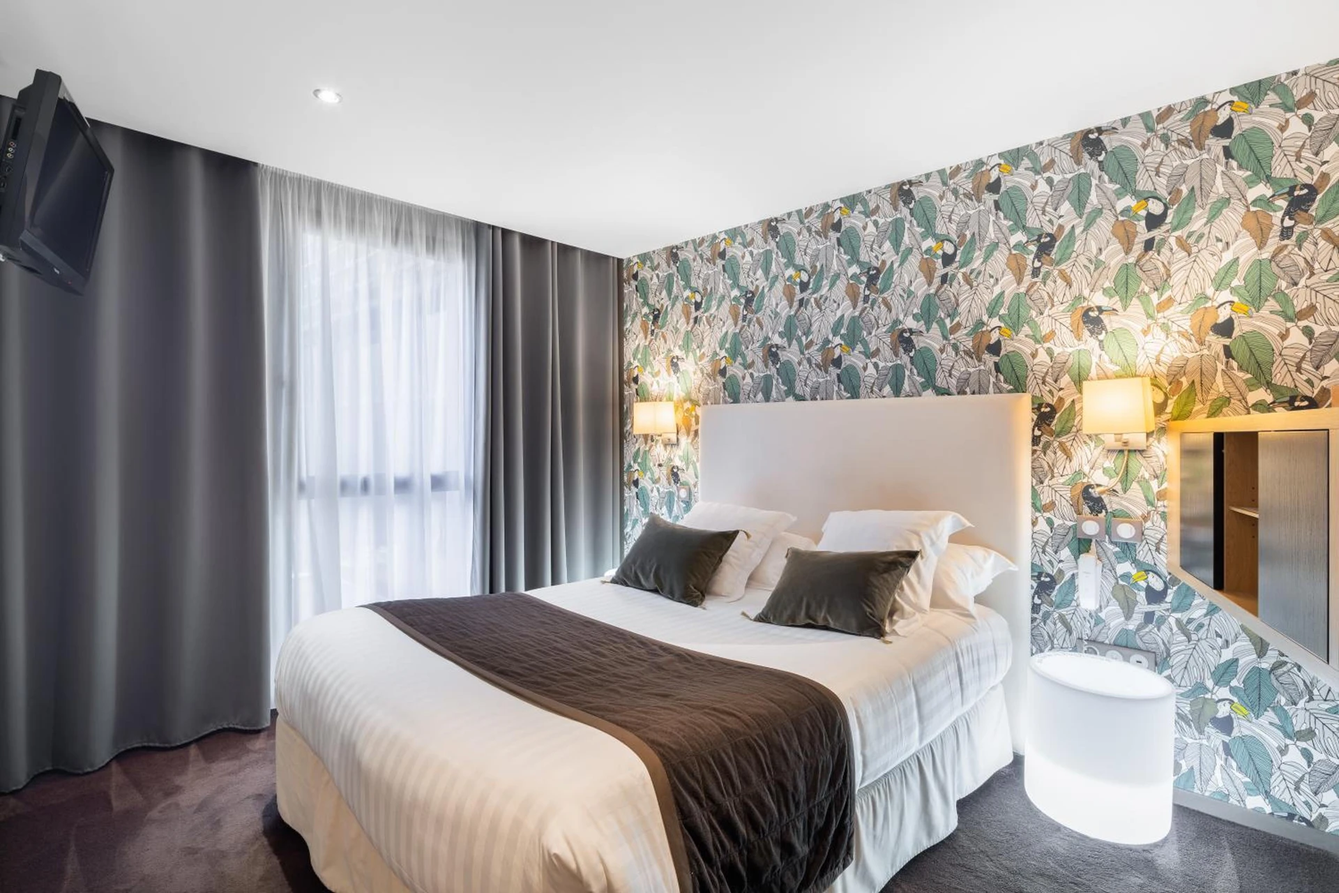 Chambre disponible pour un séminaire d'entreprise à Edgar Hôtel & Spa - Table Gastronomique - Saint-Brieuc