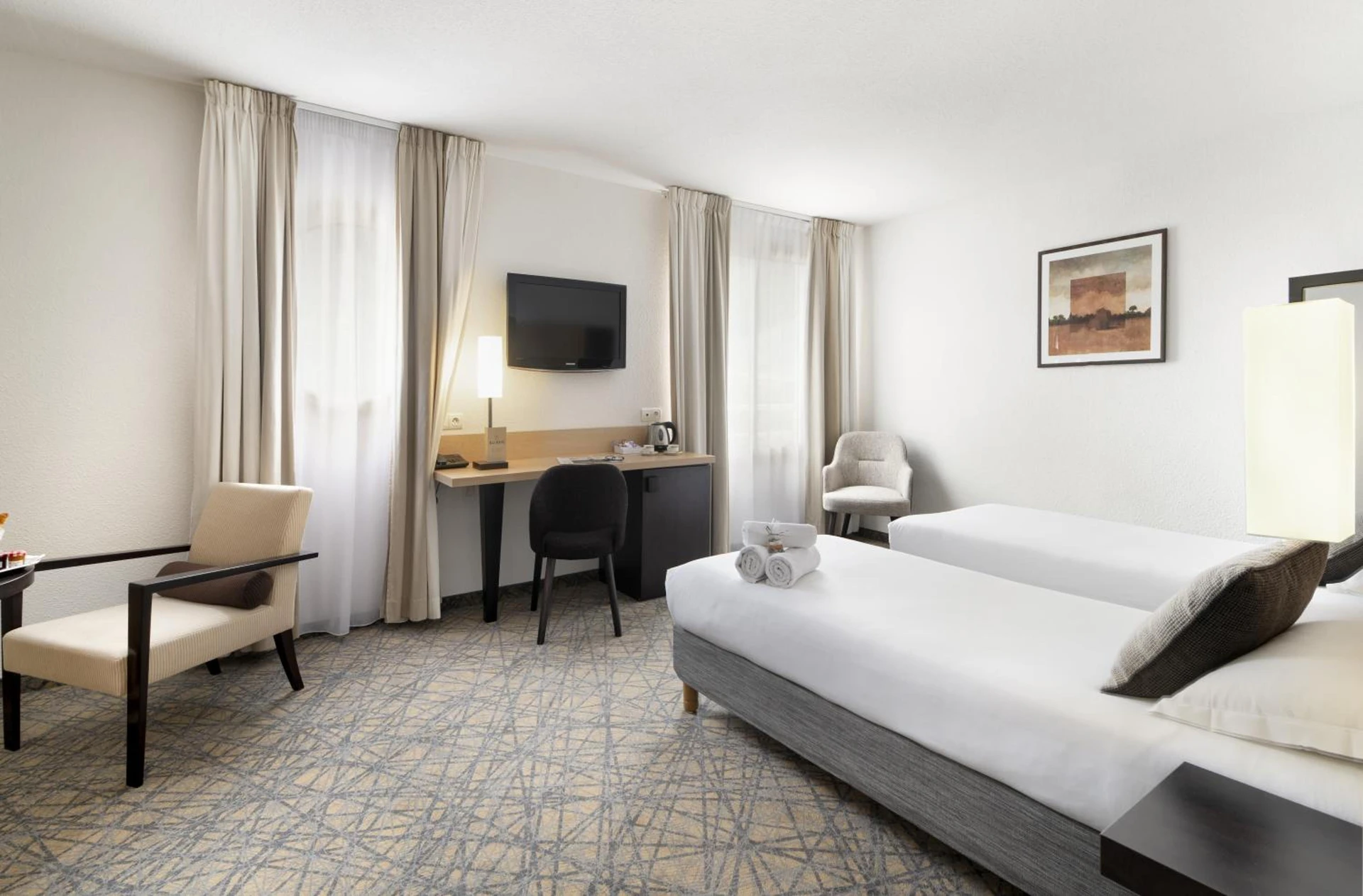Chambre disponible pour un séminaire d'entreprise à Hôtel Eliseo - Lourdes